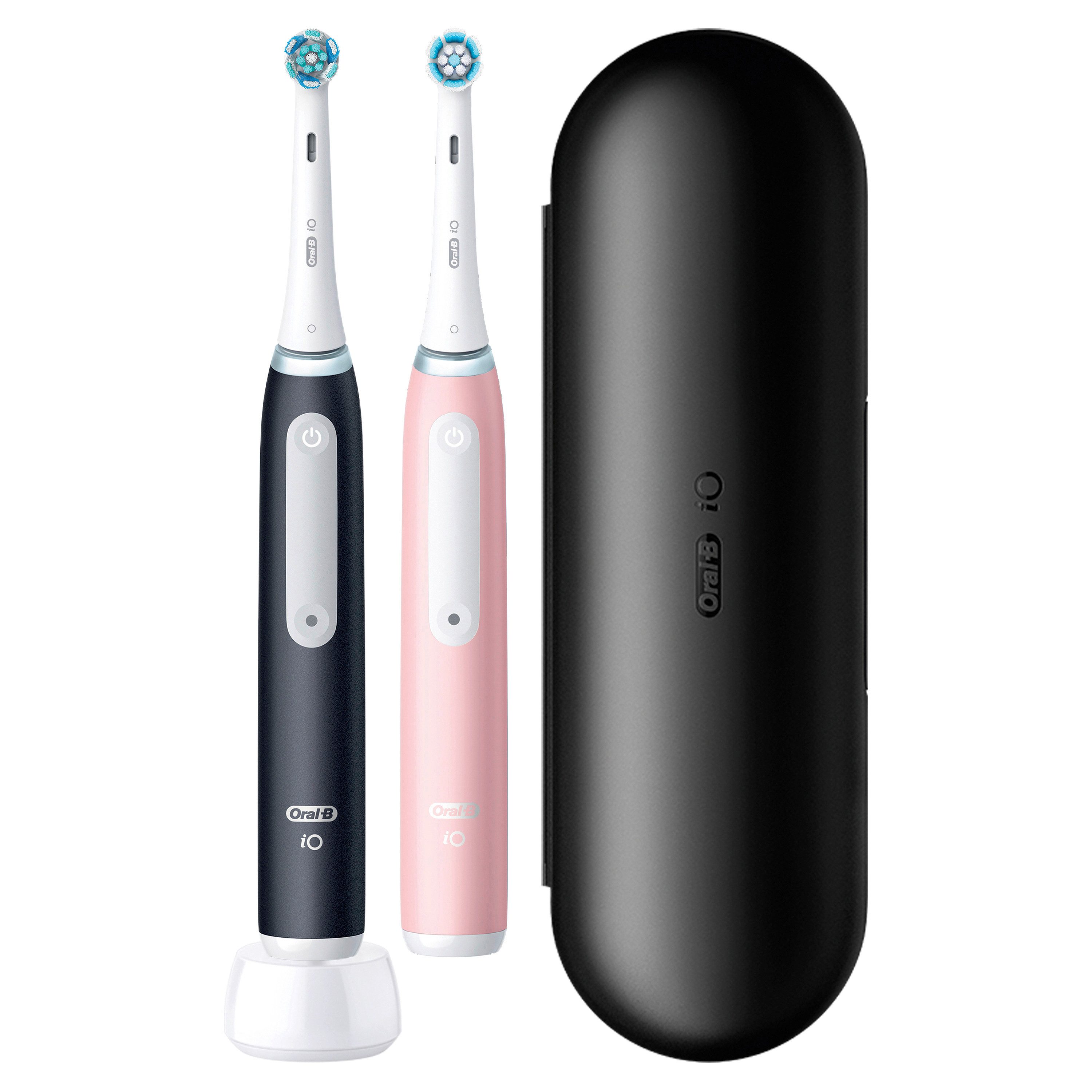 Oral-B Elektrische Zahnbürste iO 3 + 2. Handstück - Black/Pink