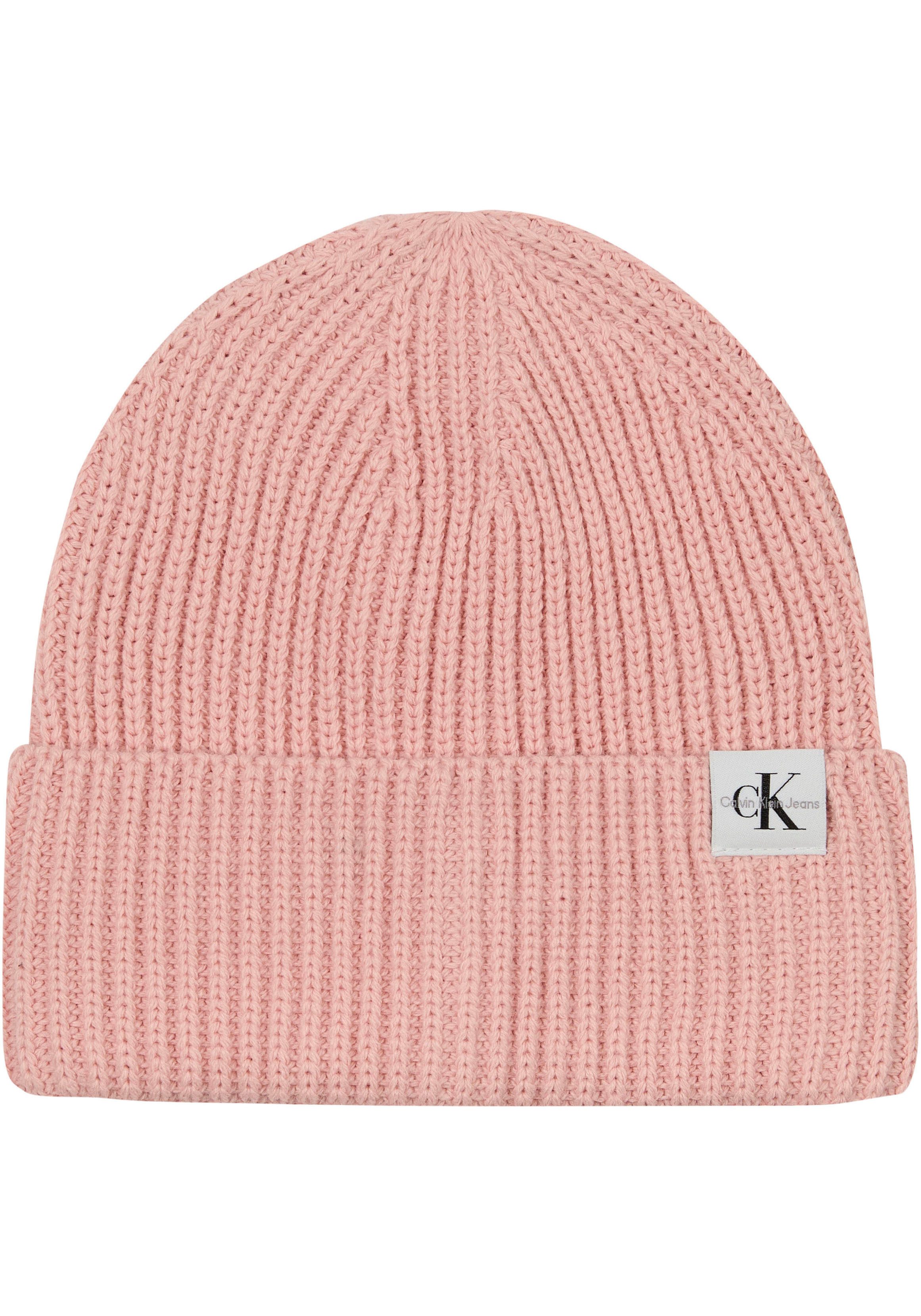 Calvin Klein Jeans Beanie Monogram Rib günstig online kaufen