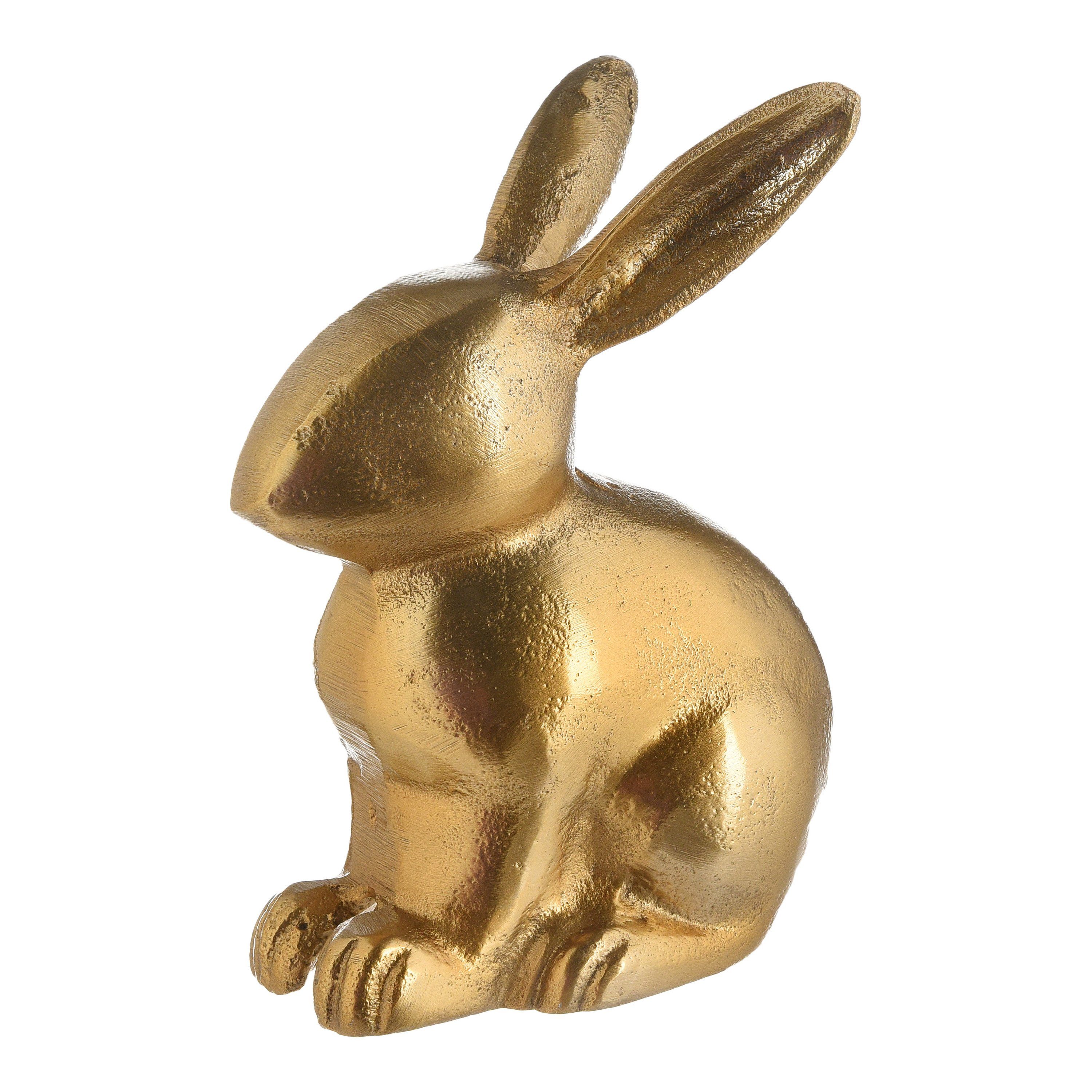 Depot Dekofigur Deko-Figur Hase (Packung), handgefertigt Gold