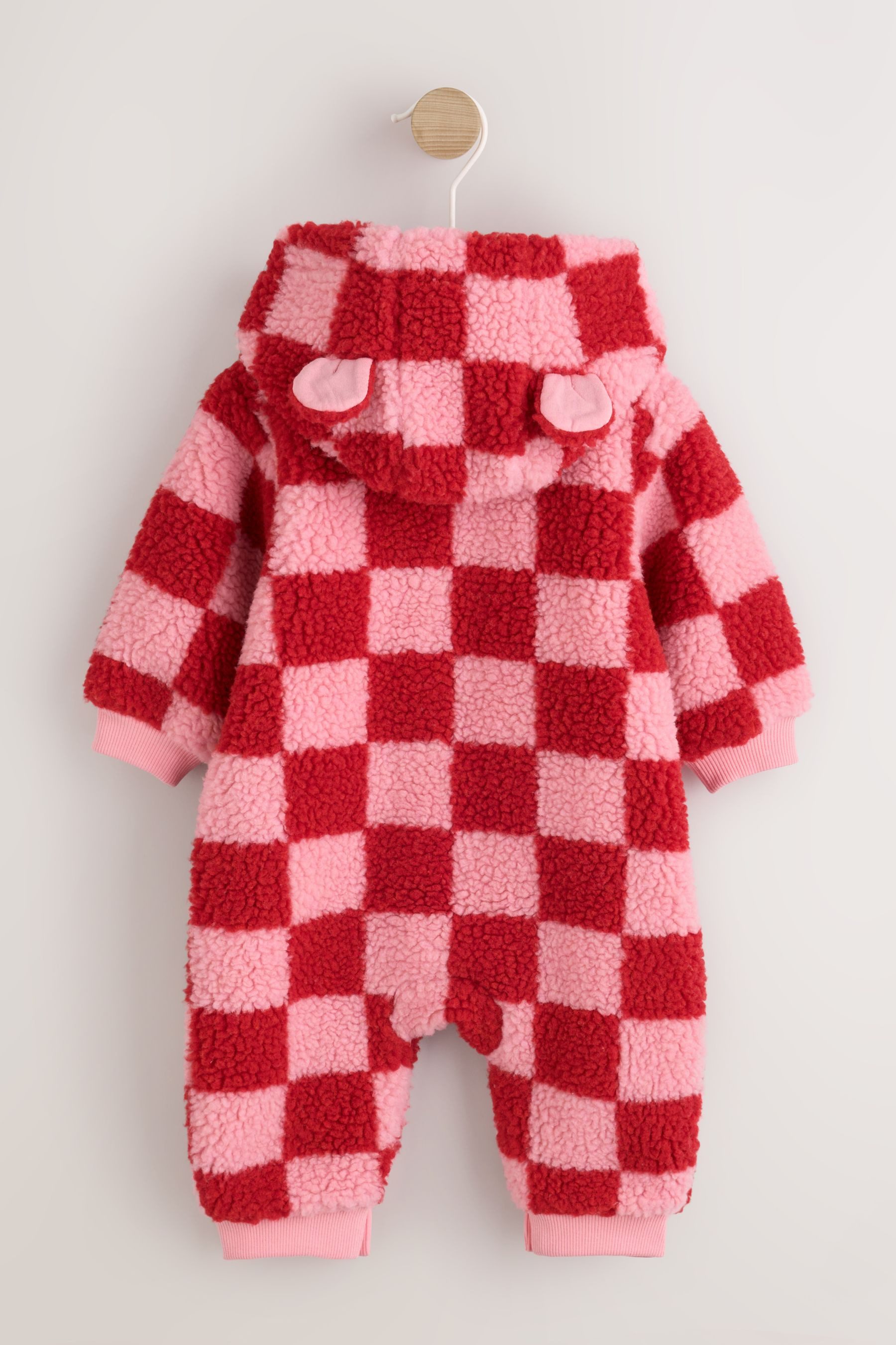 Next Fleeceoverall Baby-Einteiler aus Teddyfell mit Kapuze (1-tlg)