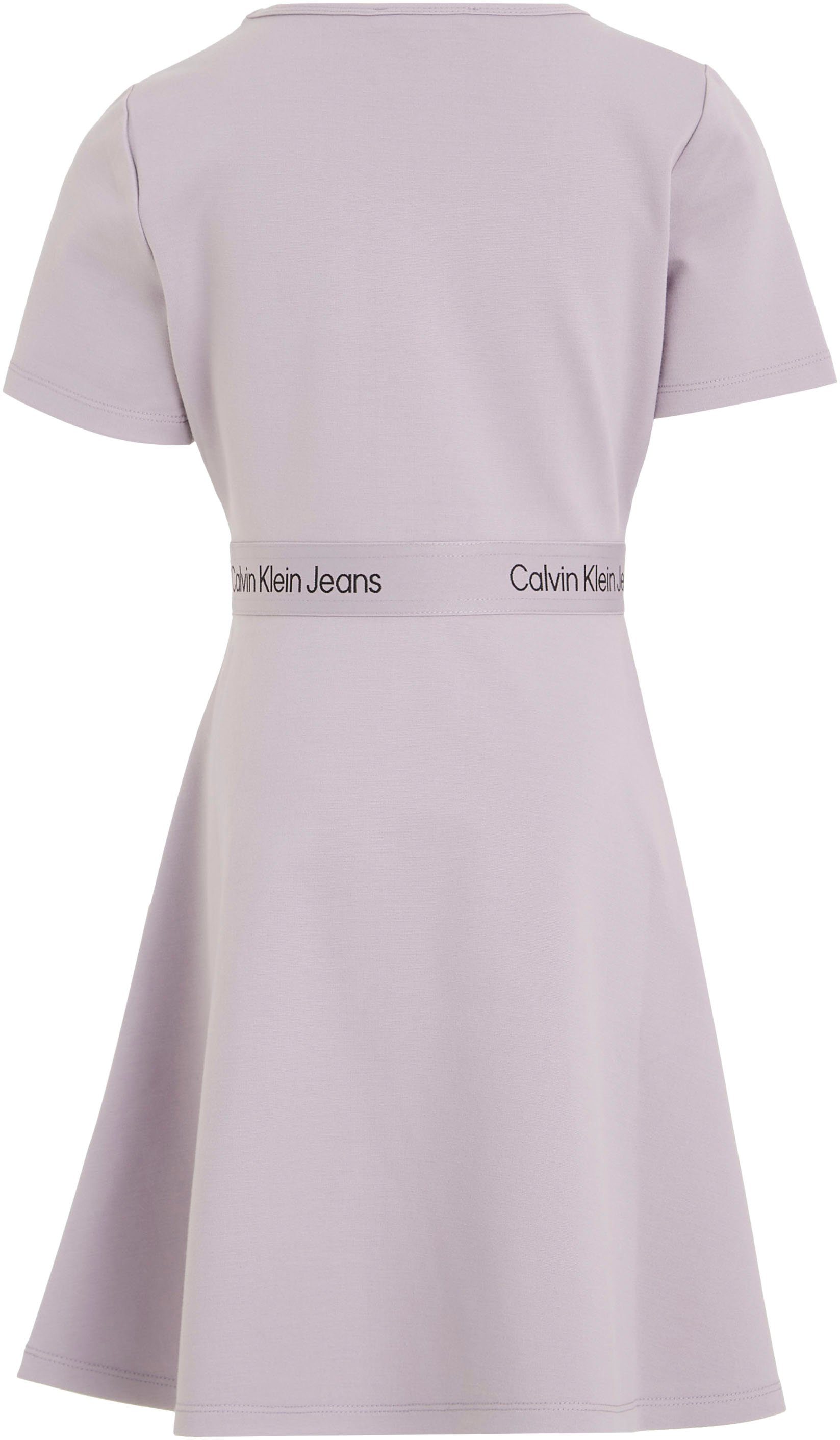 Calvin Klein Jeans Aura DRESS SS Skaterkleid Lavender TAPE PUNTO