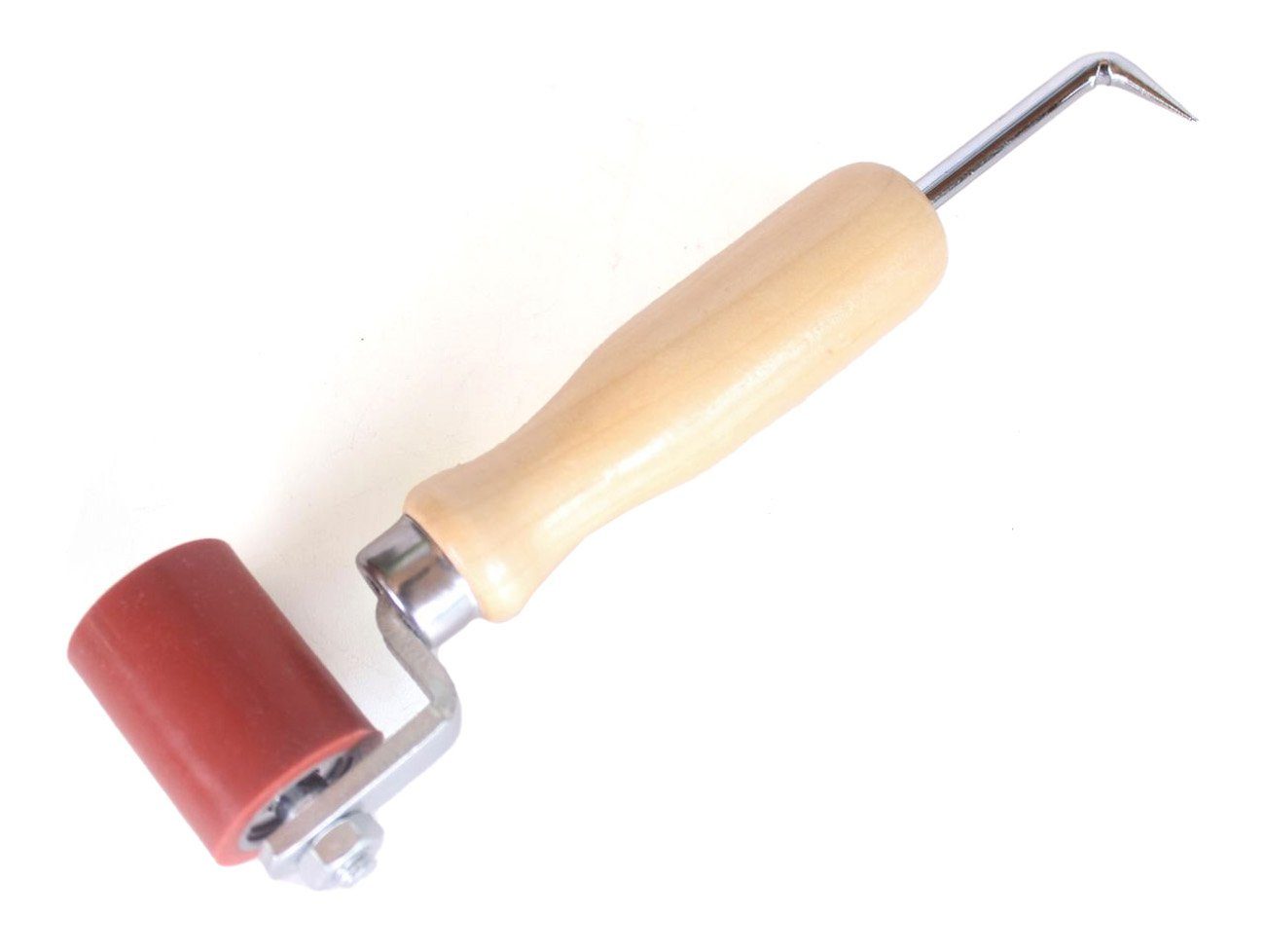 myMAW Andruckwalze Profi Andrückrolle 45 mm Silikon mit Nahtprüfer aus Metall Andrü…