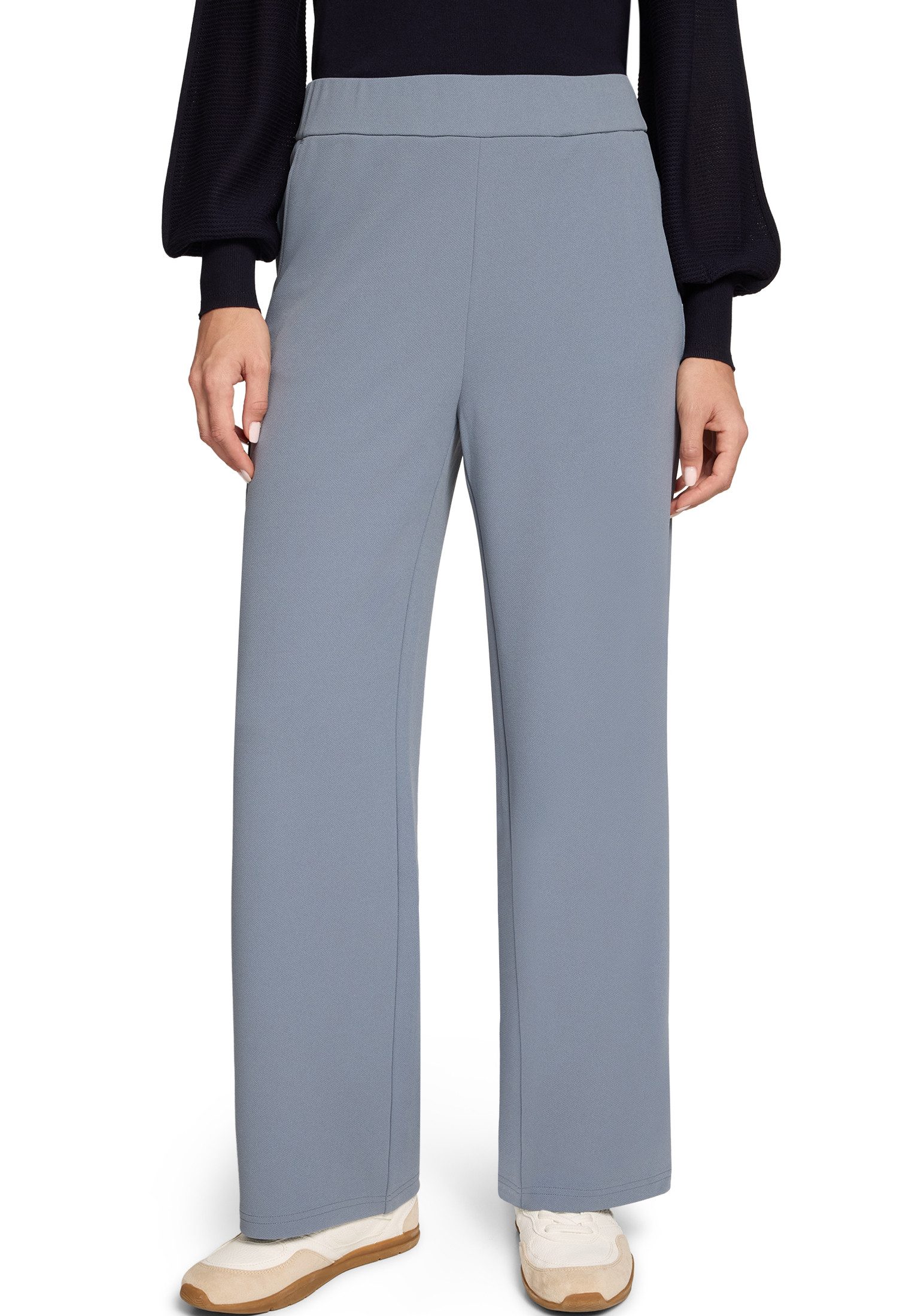 Zero Stoffhose Damen mit elastischem Bund 28 Inch Plain/ohne Details
