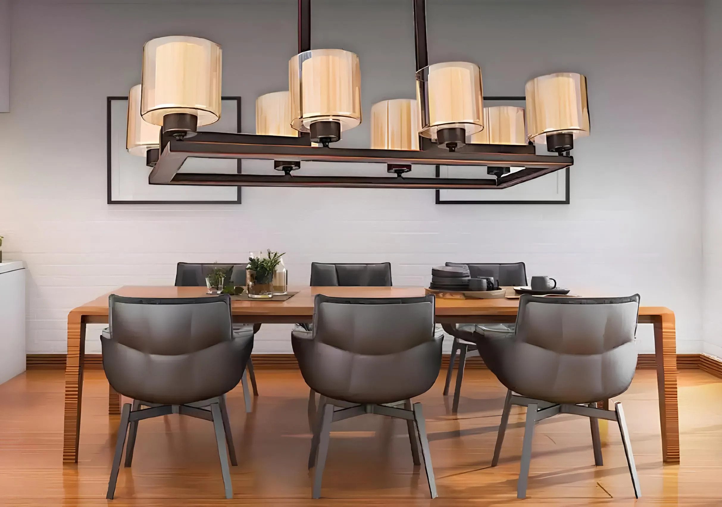 JVmoebel Люстры Glas Lampe Люстры Pendelleuchte Stil Moderner Esszimmer, Leuchtmittel wechselbar, Made in Europa