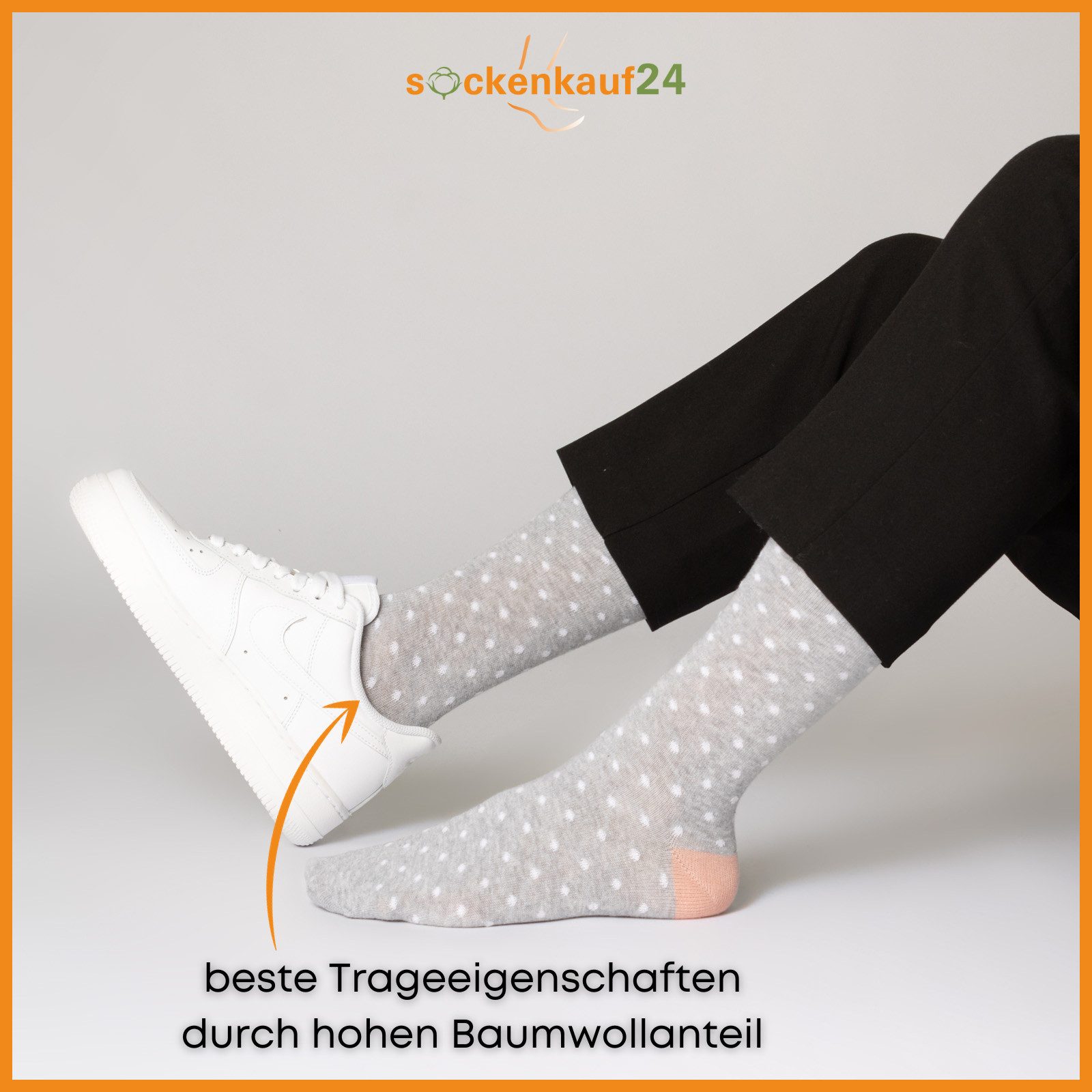 sockenkauf24 Basicsocken 10 Paar Damen Socken Mehrfarbig Streifen Punkte (34977/1, 39-42) Herzen Maritim Baumwolle