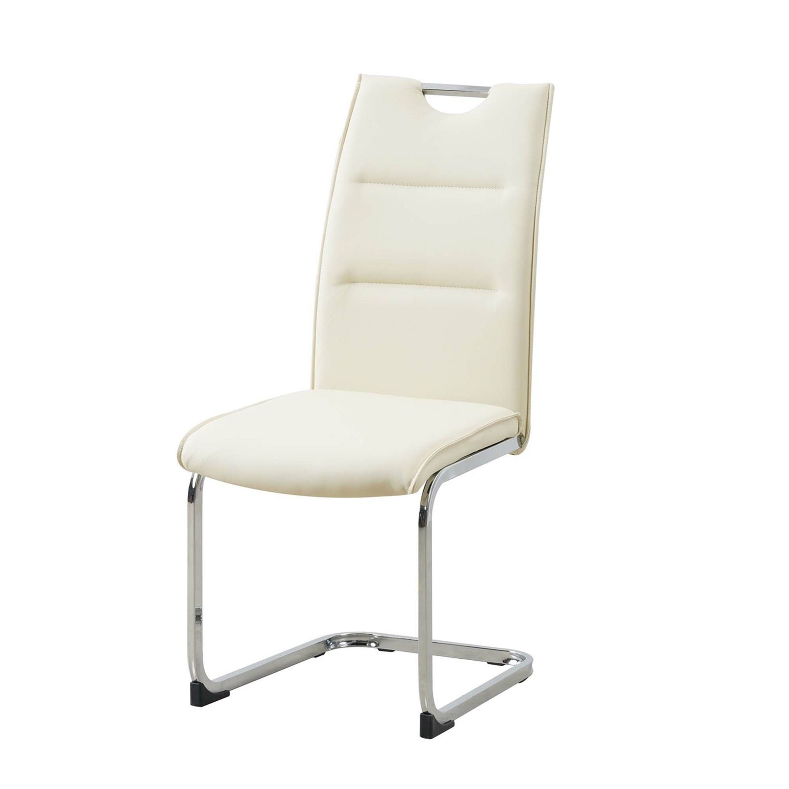 HTI-Living Freischwinger Schwingstuhl DannyC PU Creme günstig online kaufen