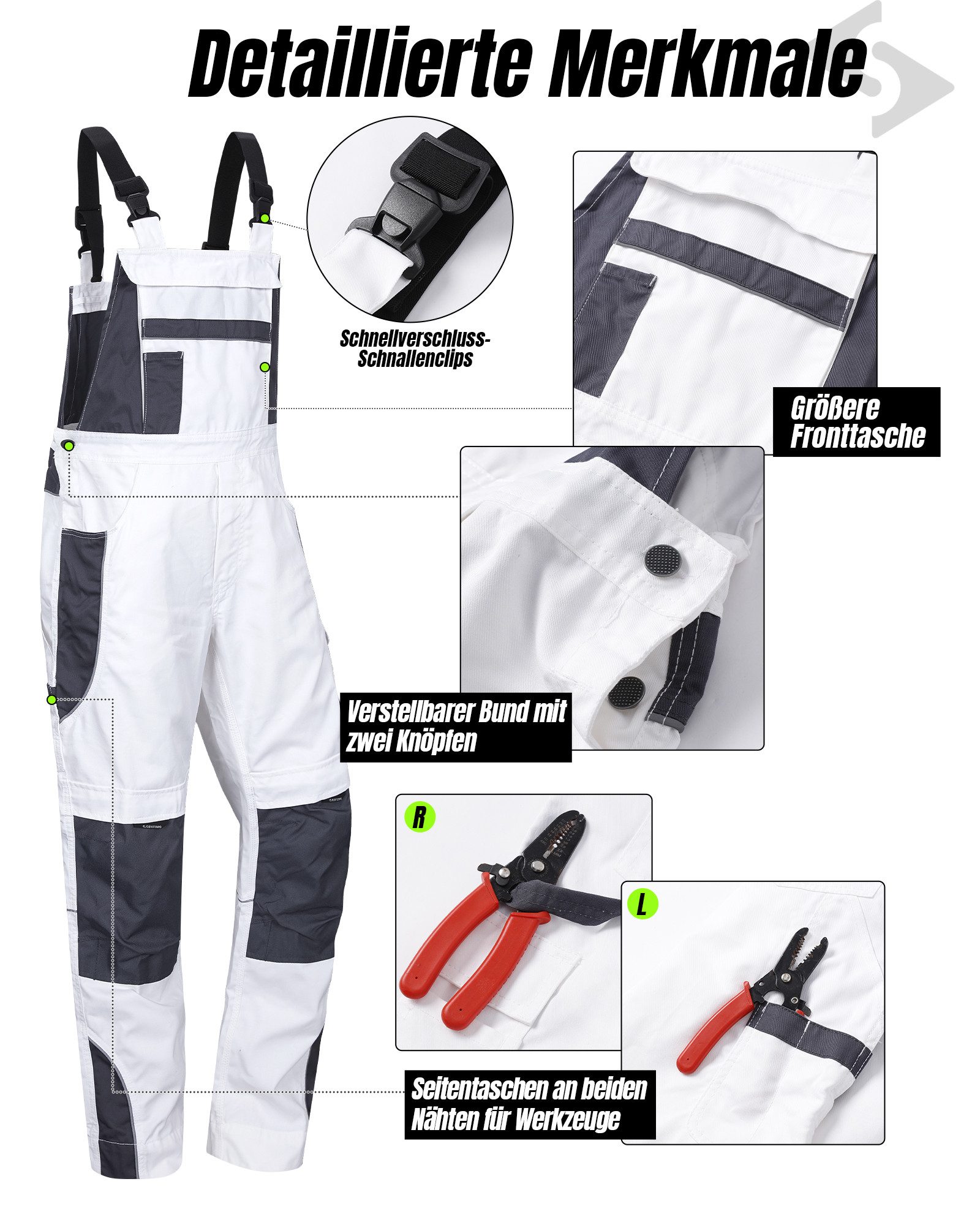 SCHEIBLER WORKWEAR Arbeitslatzhose Active Extreme aus günstig online kaufen