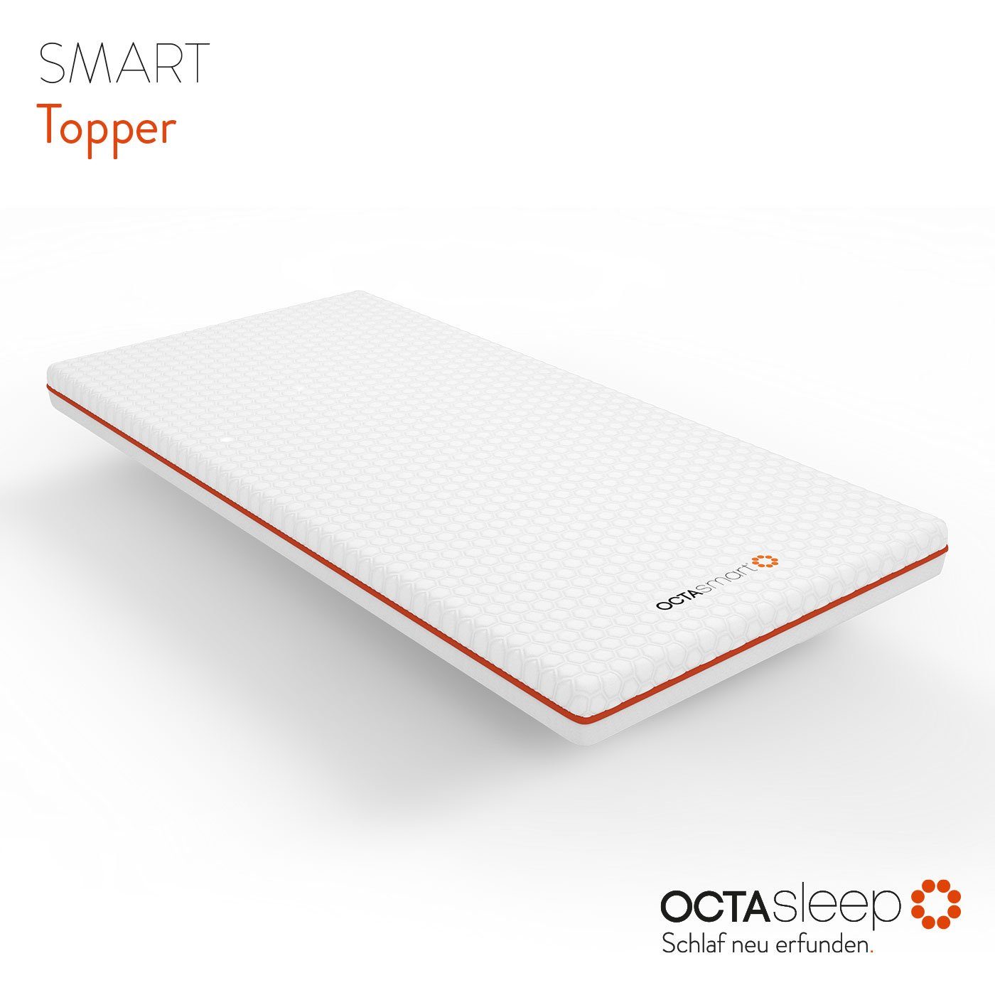 OCTAsleep, Topper Octasleep Smart, 7 cm hoch, Kaltschaum, Komfortschaum, Viscoschaum, OCTAspring® Aerospace Technologie