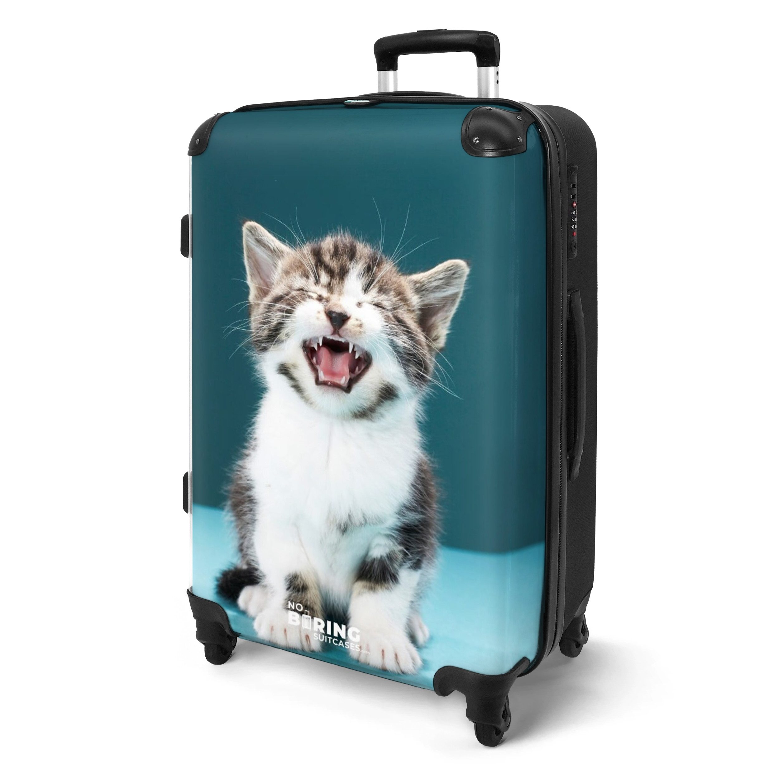 NoBoringSuitcases.com© Hartschalen-Trolley Kätzchen - Katze - günstig online kaufen
