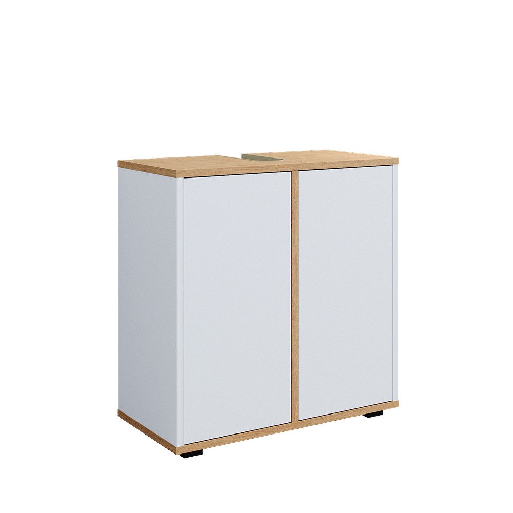 Vicco Waschbeckenunterschrank Didi, Weiß/Artisan, 60 x günstig online kaufen