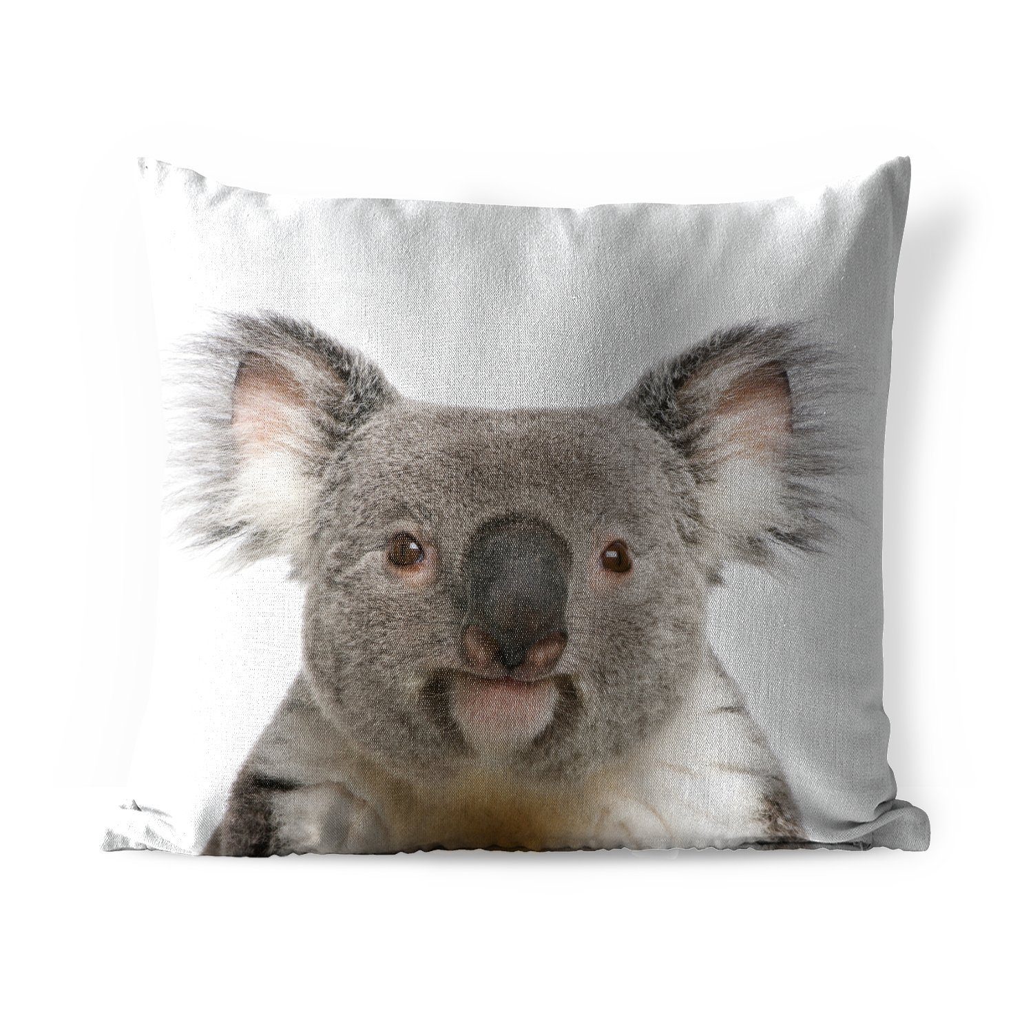 MuchoWow Dekokissen Koala - Koala Bär - Mädchen - Jungen - Tiere, Kissenbezüge, Kissenhülle, Dekokissen, Dekokissenbezug, Outdoor