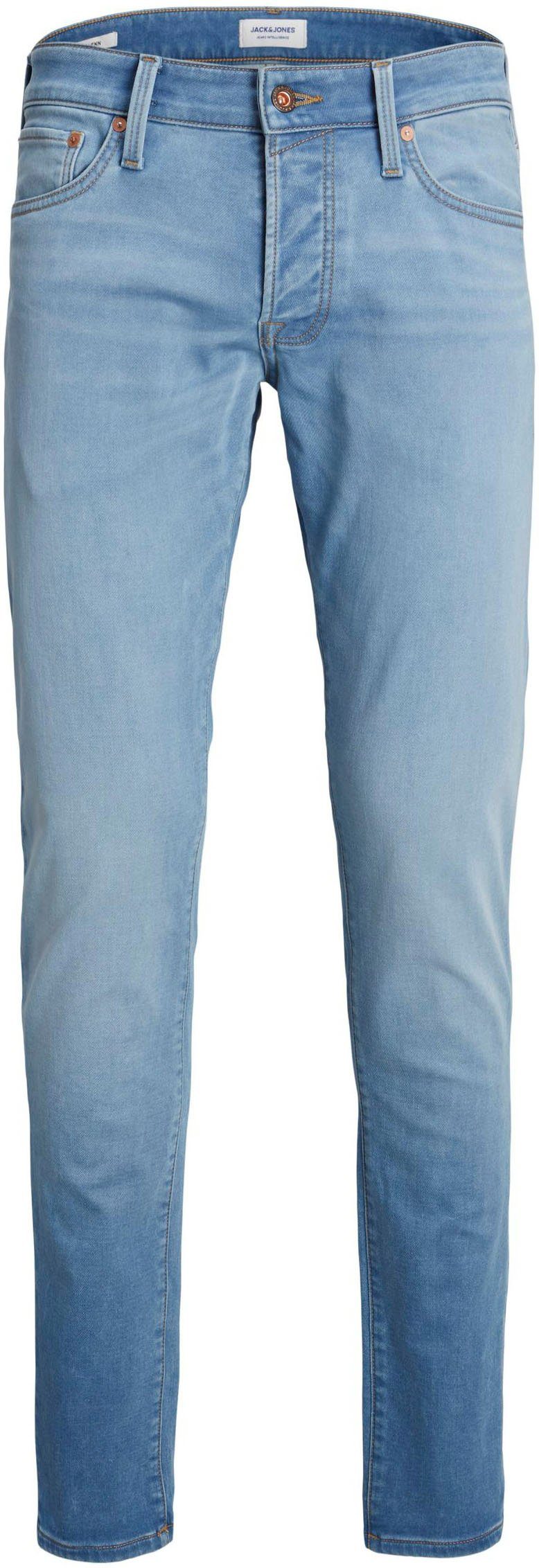 GE JJICON & Slim-fit-Jeans NOOS Blue Jack Denim 842 JJIGLENN Jones