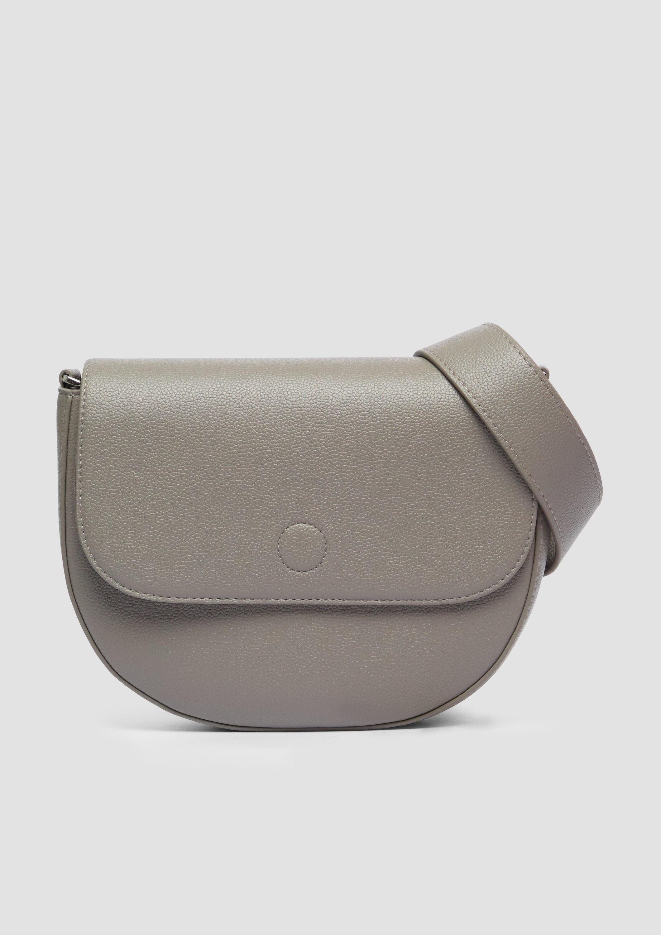 s.Oliver Umhängetasche Tasche, Crossbody-Bag mit Logo-Detail und Überschlag mit Magnetknopf