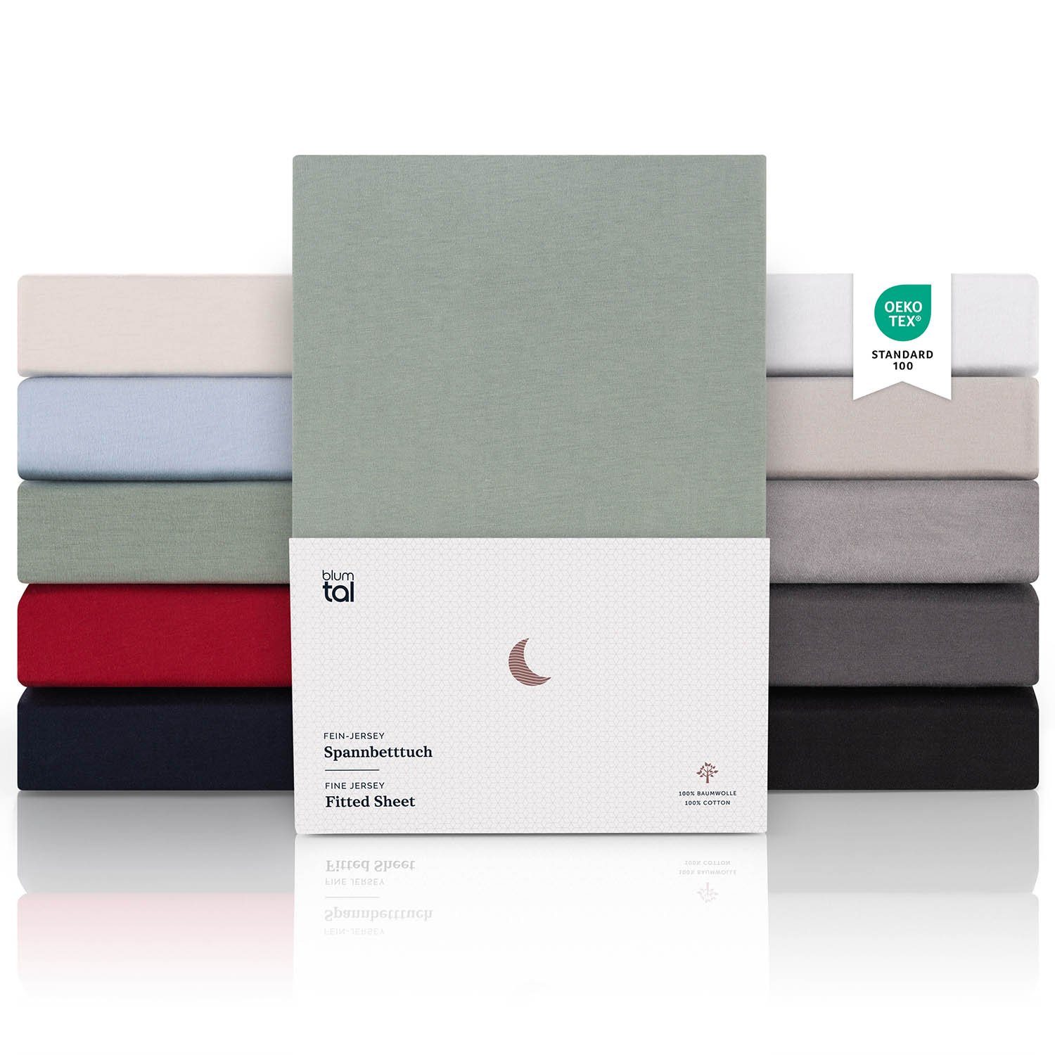 Blumtal Spannbettlaken Blumtal Premium Spannbettlaken, Standard günstig online kaufen
