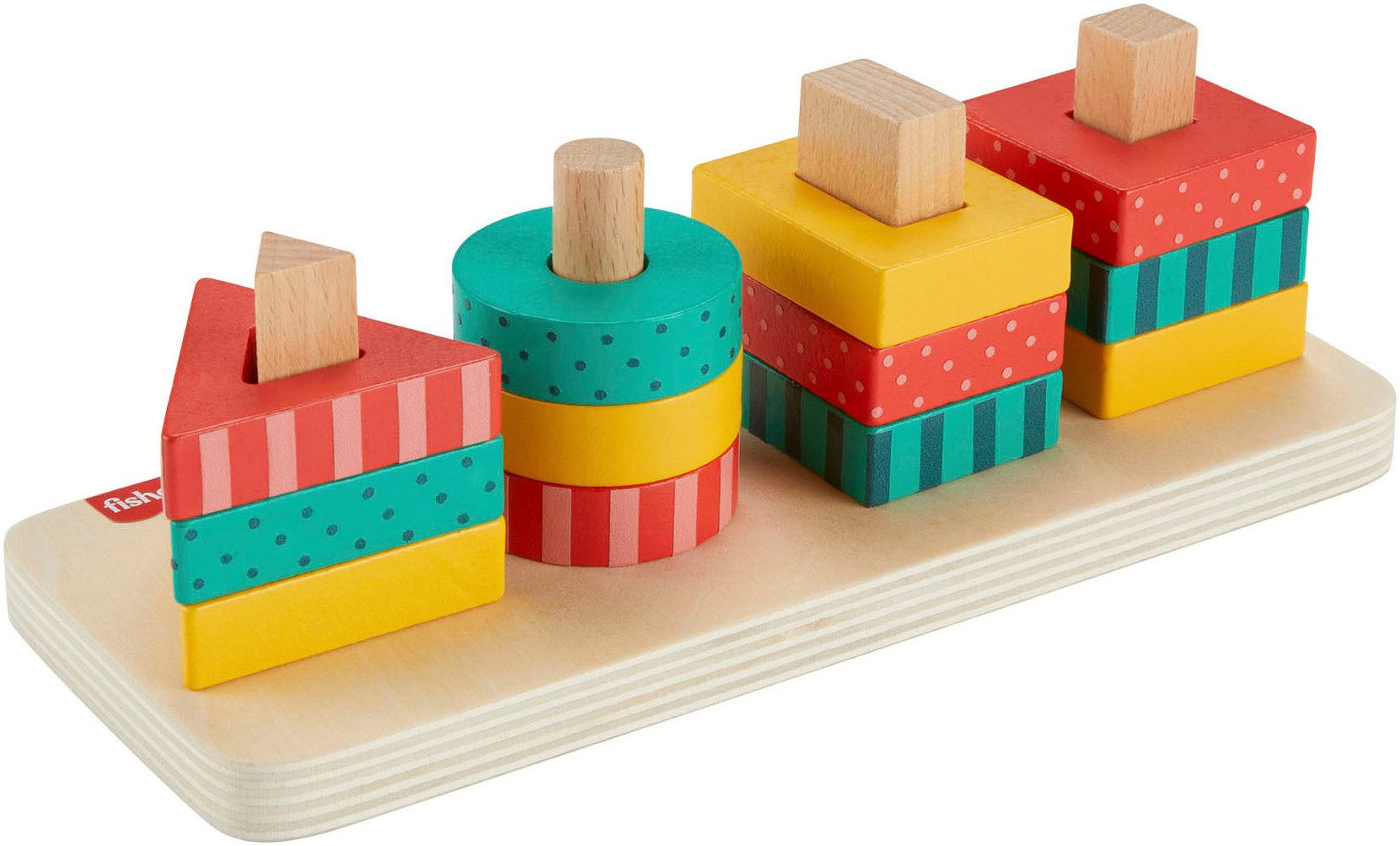 Stapelspielzeug Formen-Stapel- und -Sortierspielzeug aus Holz