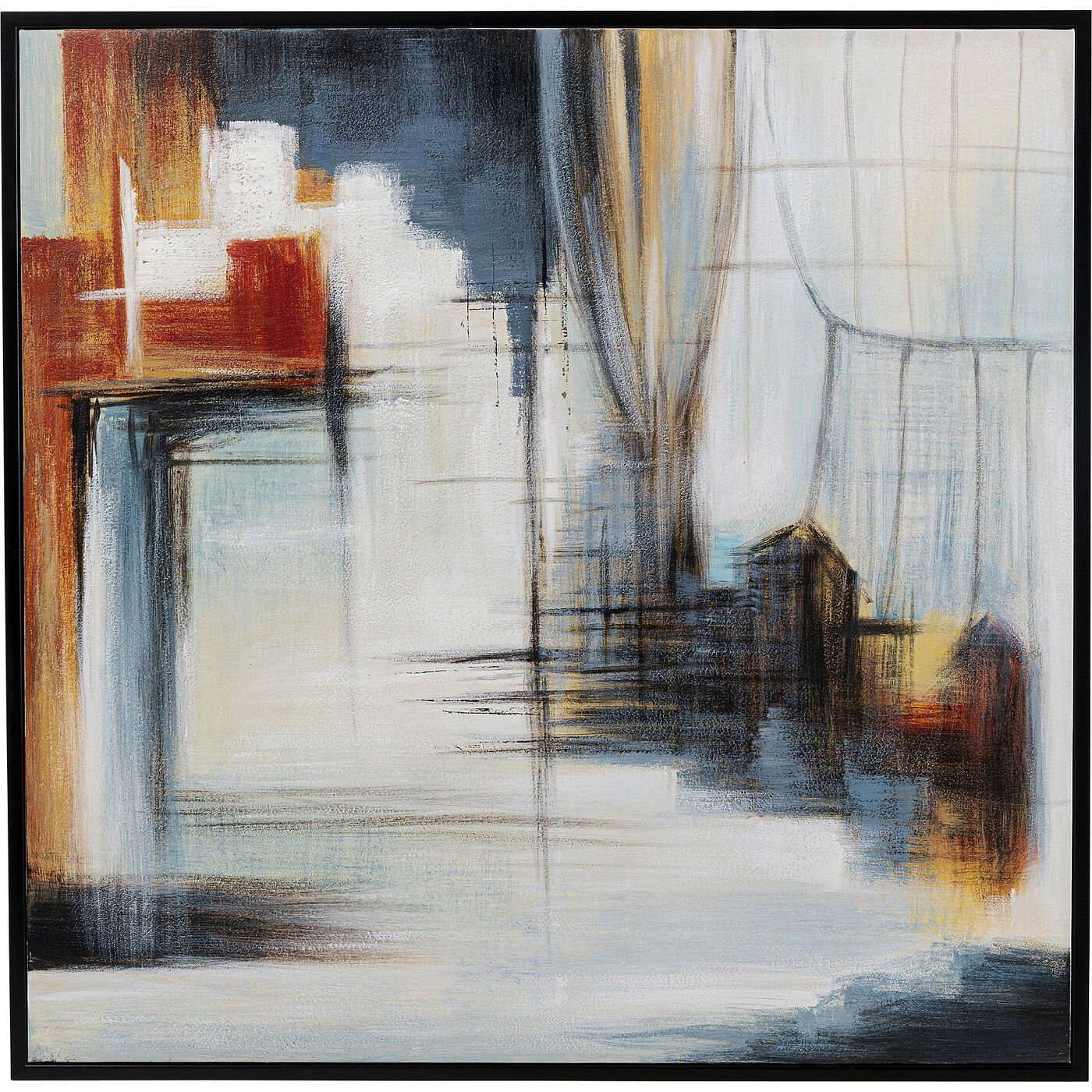 Kare Design Bild Visione Front, handgemalt, 100x100 cm