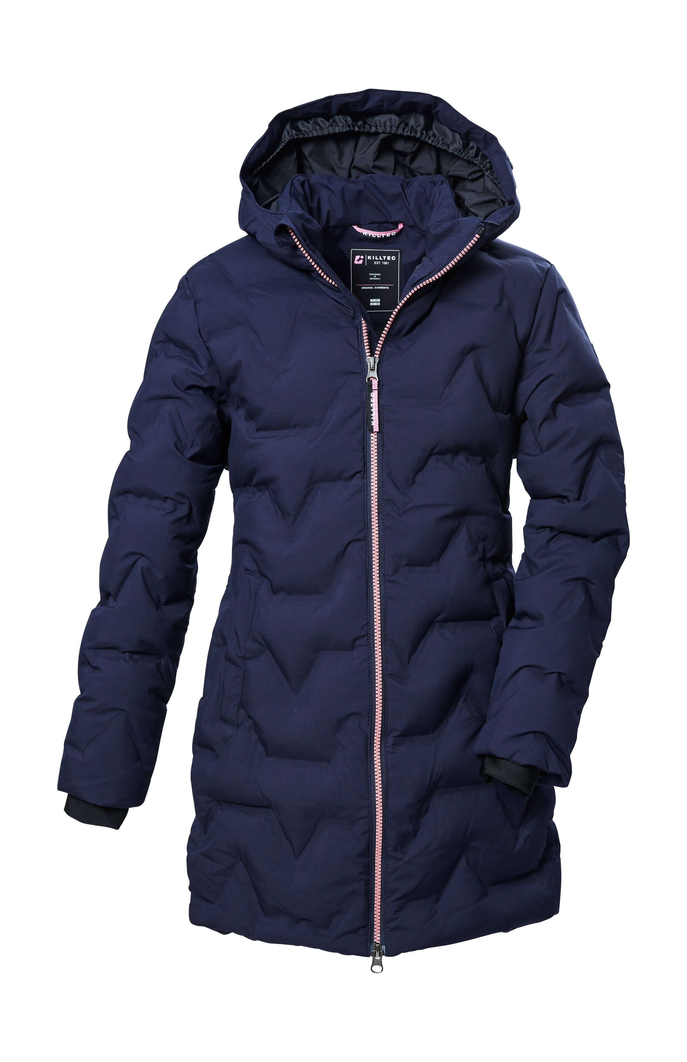 Killtec Steppmantel KOW 358 GRLS QLTD PRK Winddichter, wasserabweisender Kinder-Parka mit 10.000 mm Wassersäule
