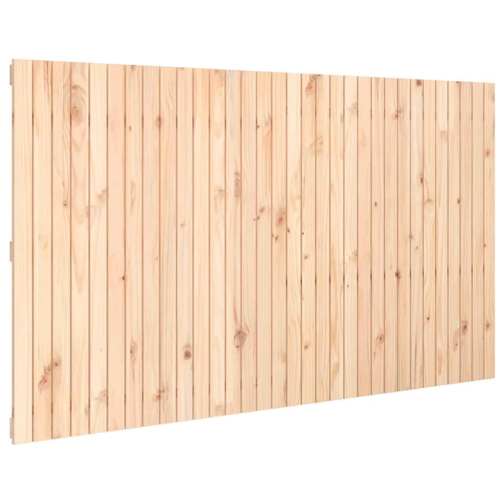 vidaXL Bett Wand-Kopfteil 204x3x110 cm Massivholz Kiefer (1-tlg)