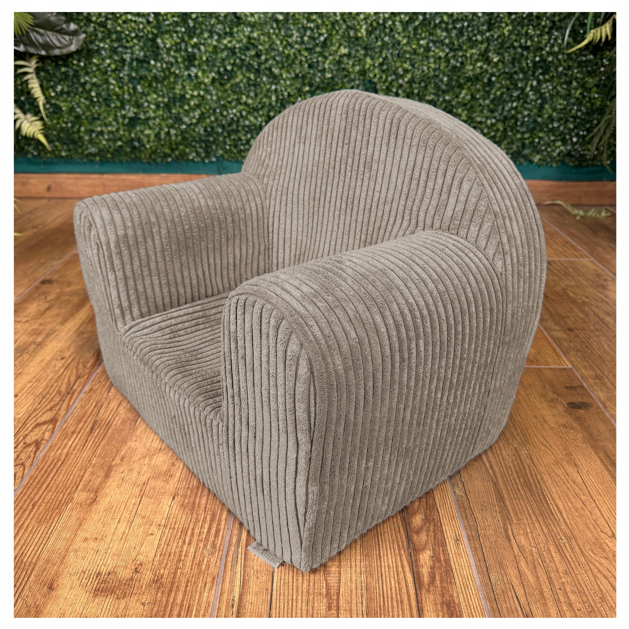 FORTISLINE Kindersessel Kindersessel Mini in Cord Komfort und Stil Braun Kinderzimmer