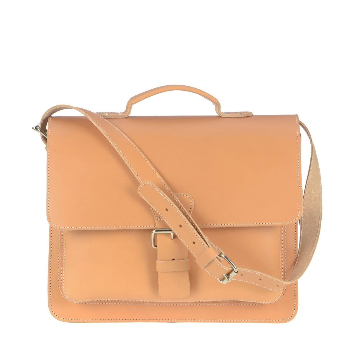 Ruitertassen Aktentasche Classic, 36 cm Schultasche mit 1 Fach, kleine Lehrertasche, rustikales Leder