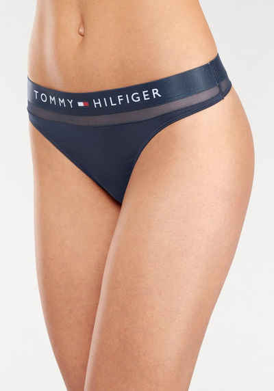 Tommy Hilfiger Underwear T-String mit leicht transparentem Mesheinsatz