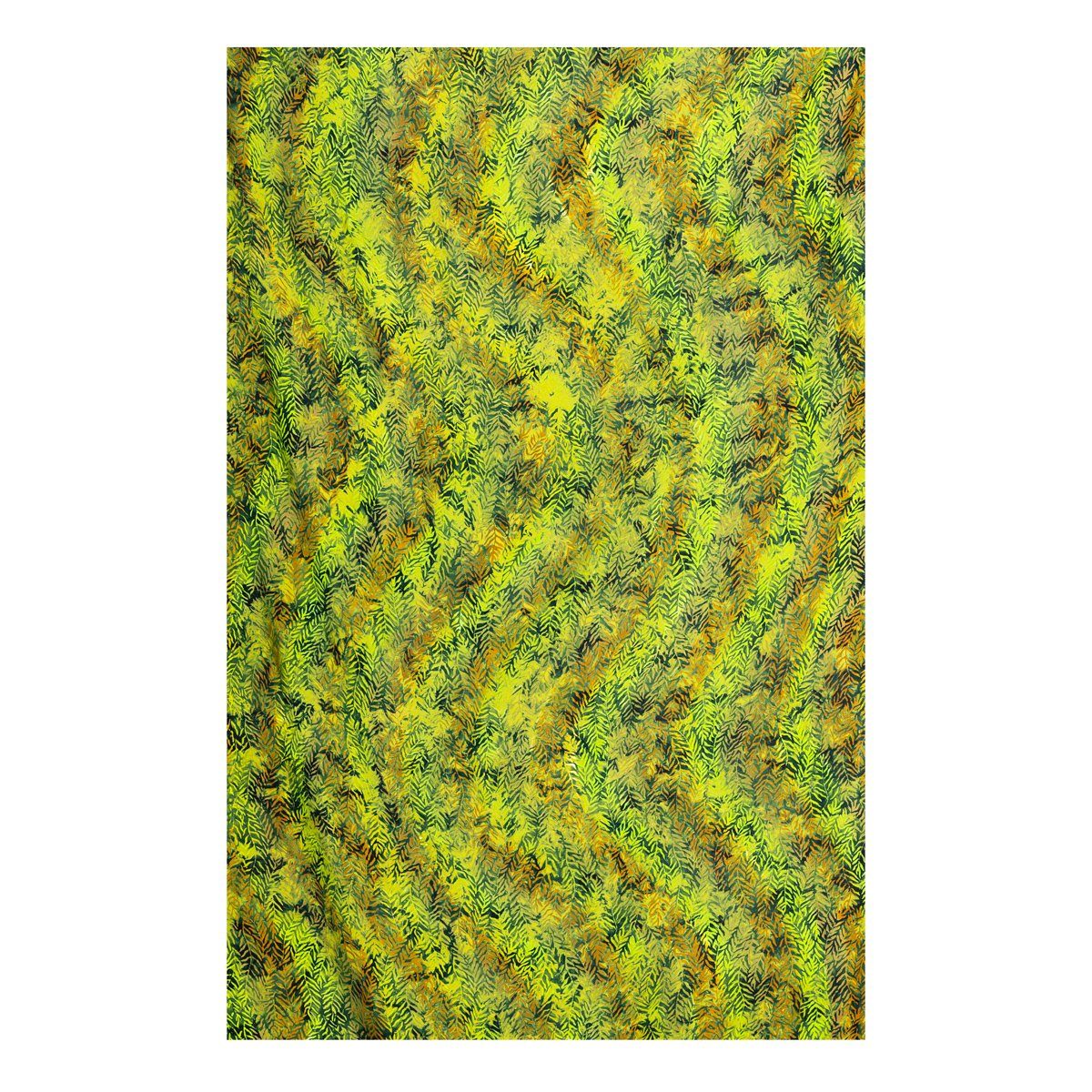 PANASIAM Halstuch Schal Wachsbatik Schultertuch, egal Jahreszeit Sarong fern green aus wunderbar oder als weicher ob Viskose B205 für jede Wickelkleid Strandtuch