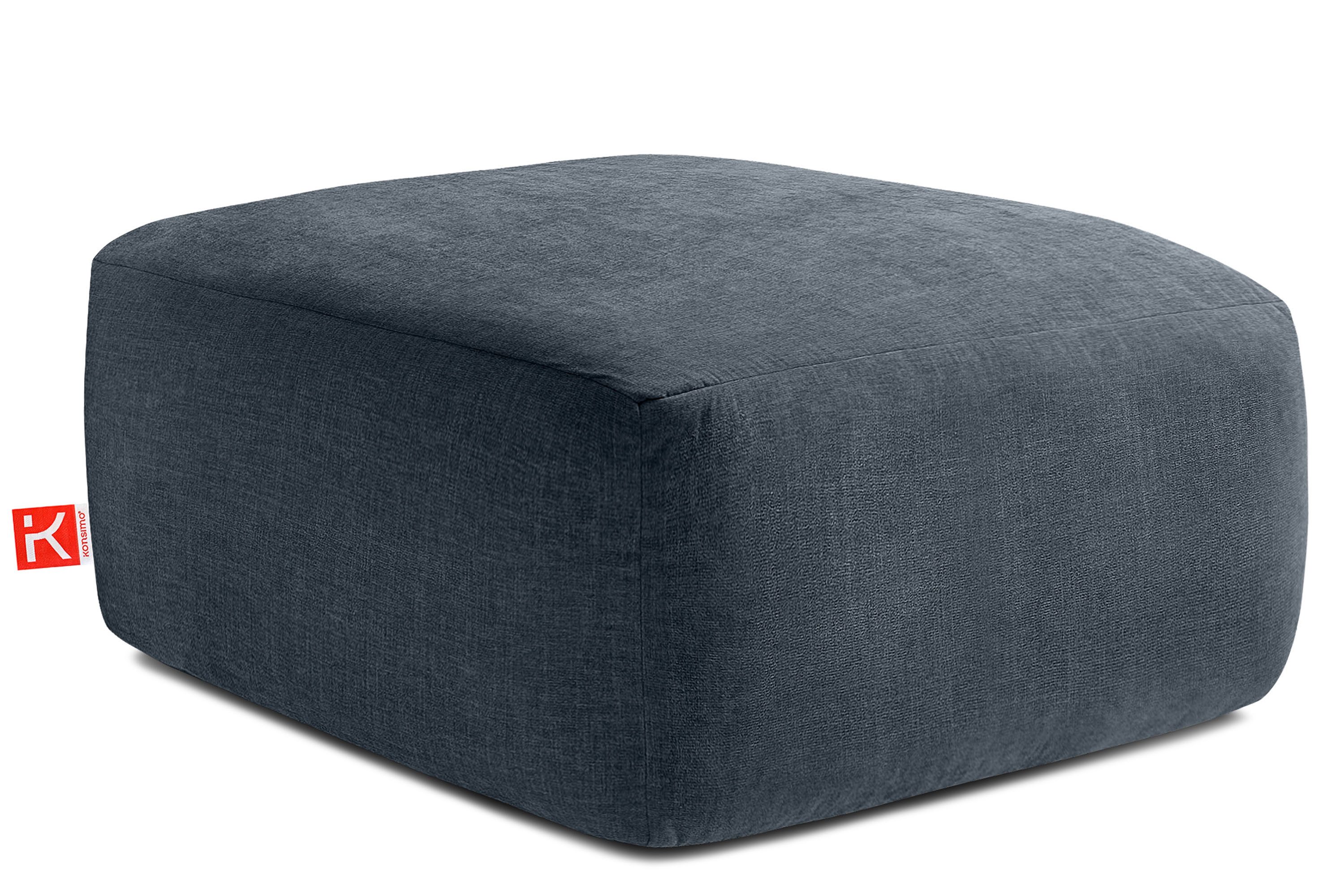 KONSIMO® Sitzhocker BUFFO Pouf, Polsterhocker, hergestellt günstig online kaufen