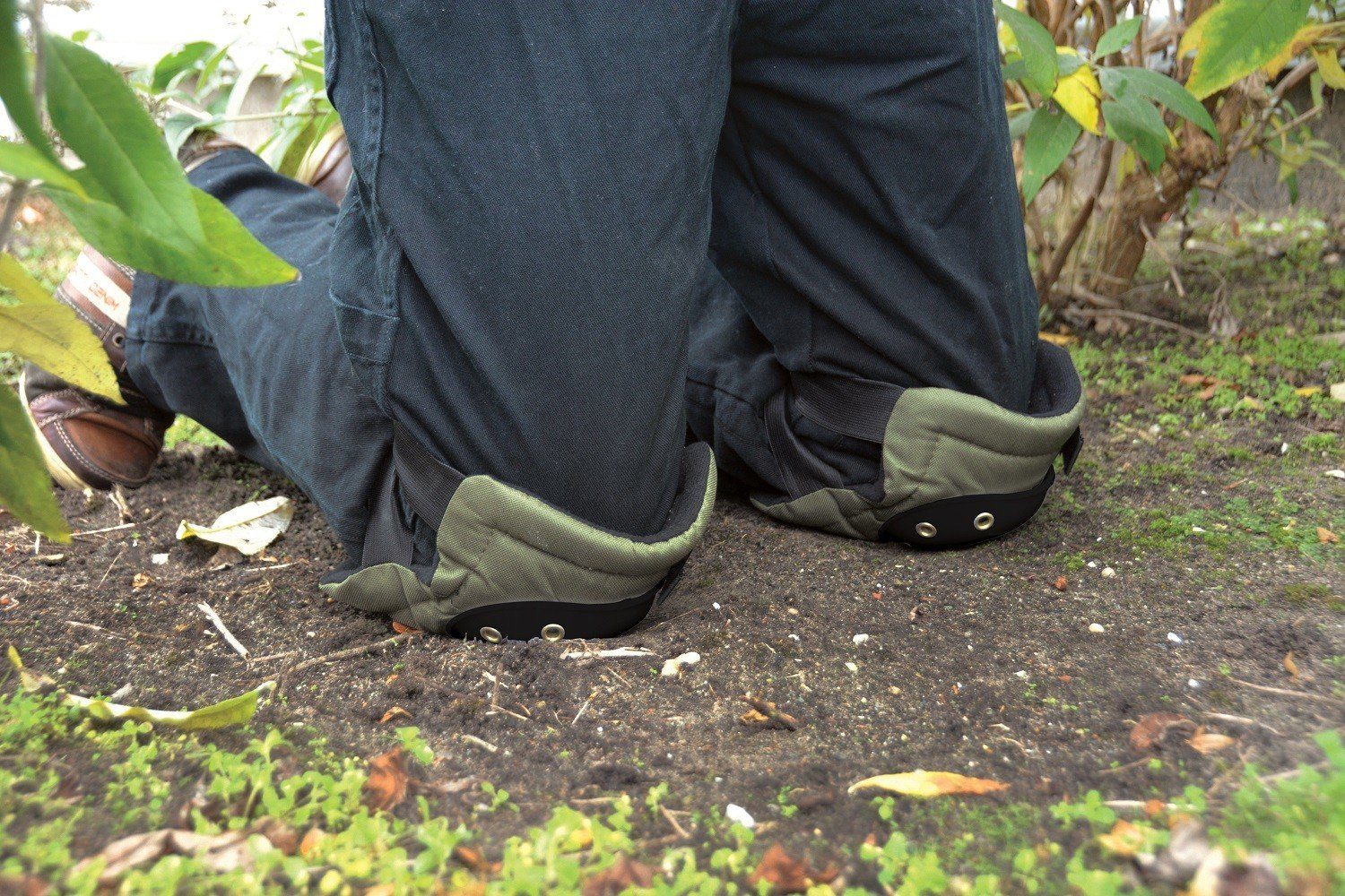 Dekowunder Kniekissen Robuste Knieschoner. Für Gartenarbeit und Heimwerken – mit Klett, (1 x Kniekissen)