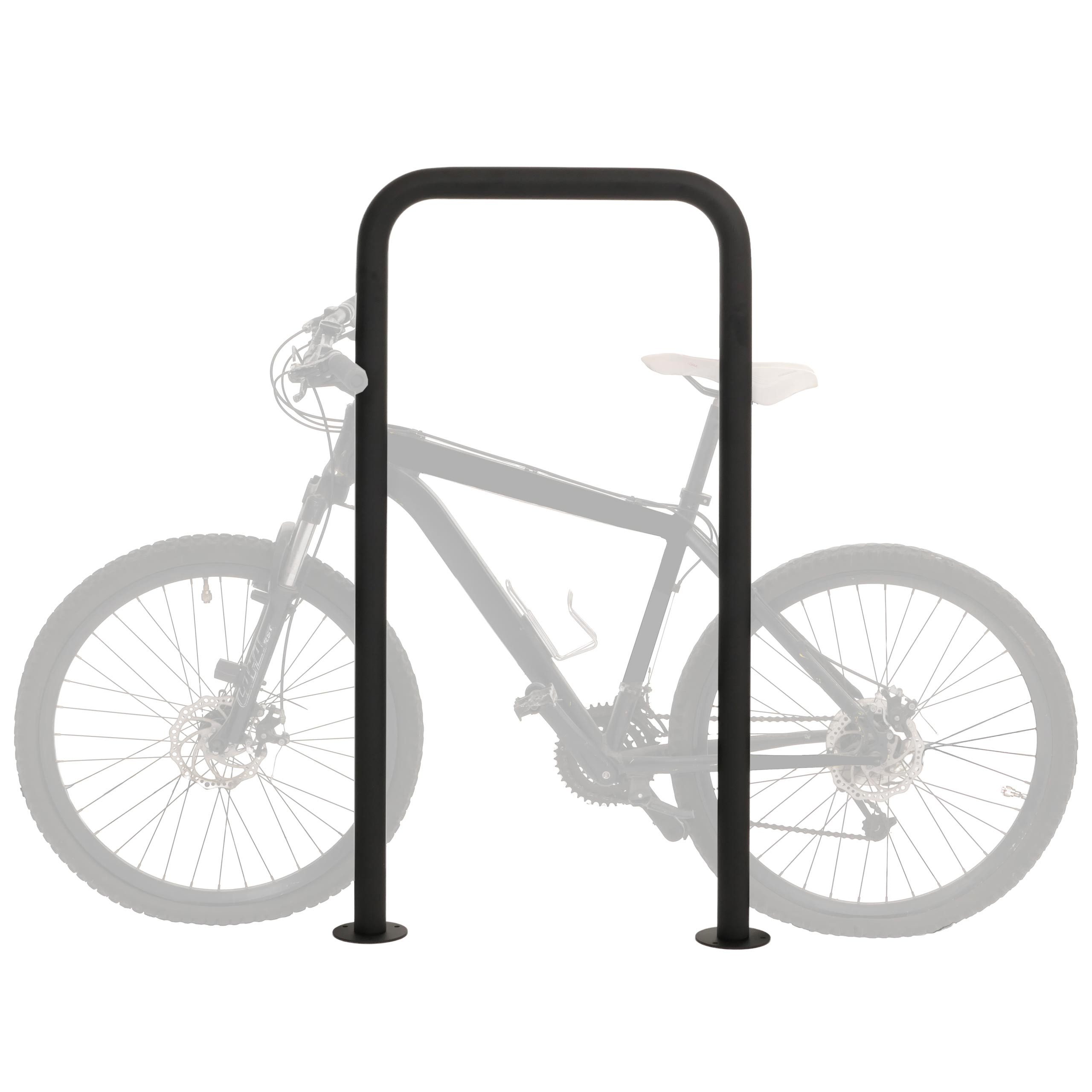 MCW Fahrradständer MCW-N42 (1-St), Auch als Absperr-Bügel einsetzbar, Bodenmontage durch Schrauben