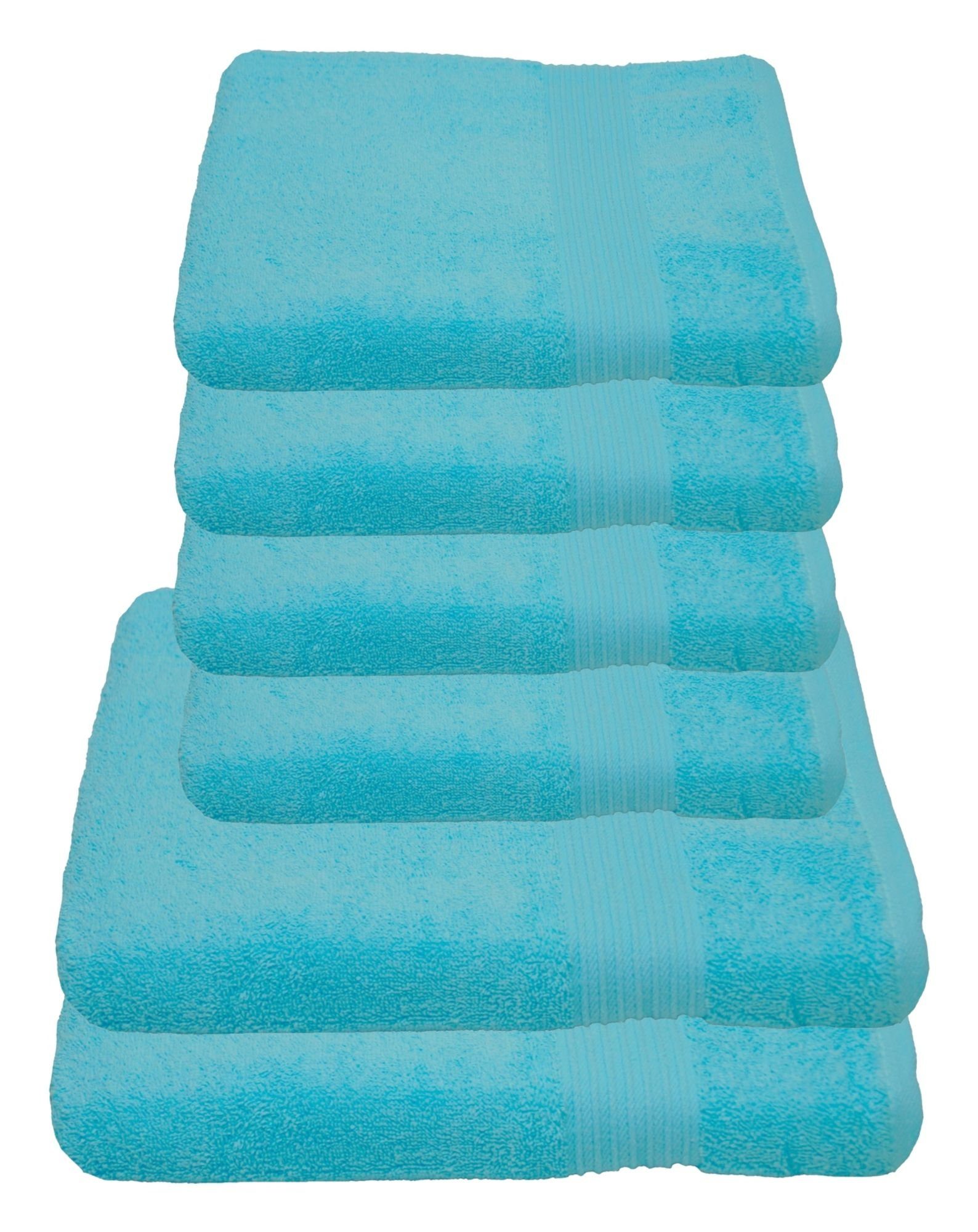 Julie Julsen Handtücher 6-Handtücher-Babyblau, Baumwolle (6-St) günstig online kaufen