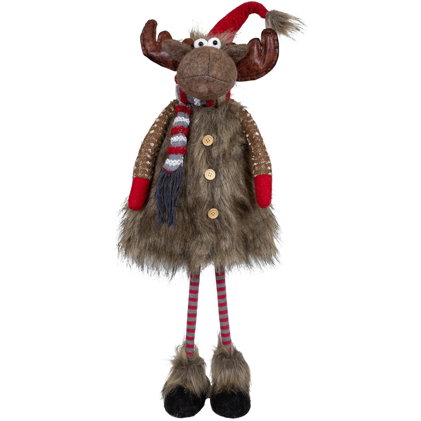 Christmas Paradise Weihnachtsfigur Elch 72cm (84cm) stehend (Deko Figur, 1 günstig online kaufen