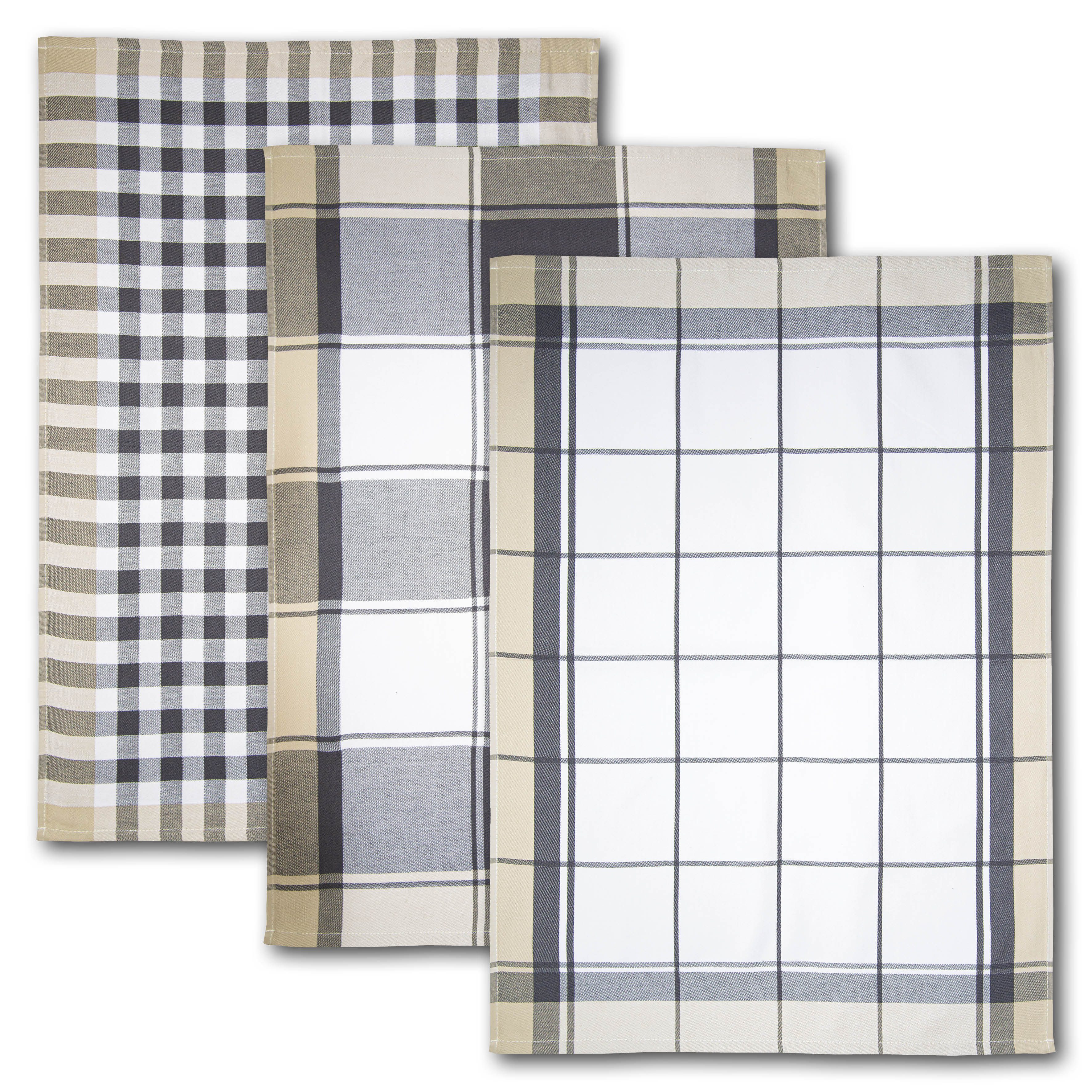 Dyckhoff Geschirrtuch KARO, Maße je Tuch ca. 50x70 cm, aus 100% Baumwolle, günstig online kaufen