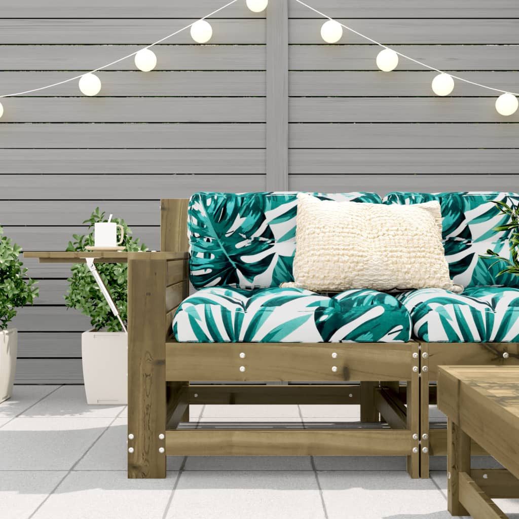 vidaXL Sofaelement Gartensofa mit Armlehne und günstig online kaufen