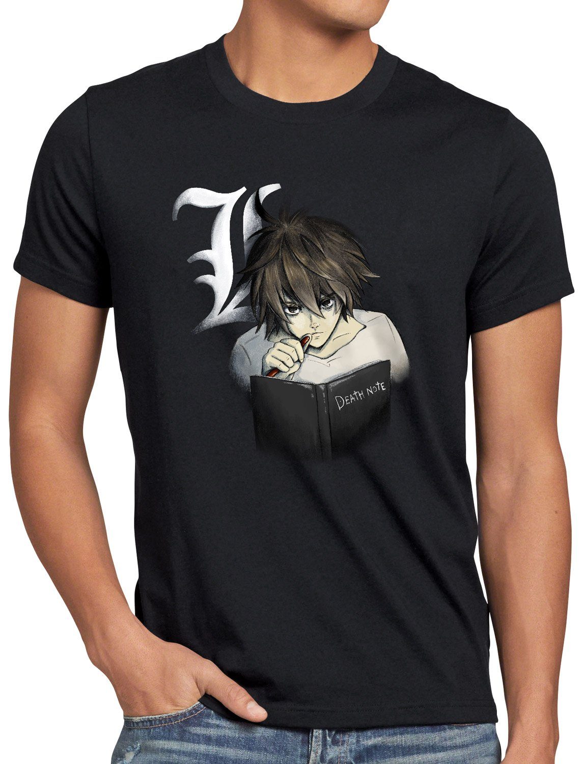 style3 T-Shirt Who is next? Death Notizbuch Anime Manga Death Note shinigam günstig online kaufen