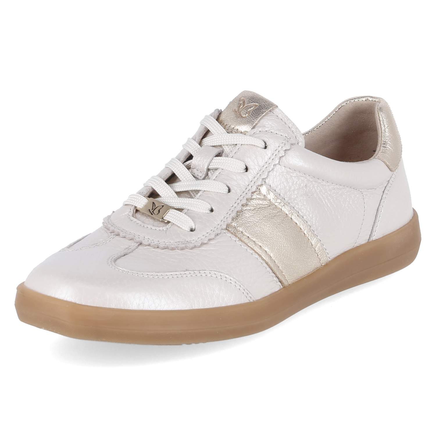 Caprice Caprice 9-23758-46-128 Damen Glattleder weiss Schnürschuh