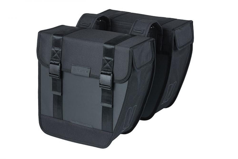 Basil Fahrradtasche Basil Tour Waterproof - Fahrrad Doppeltasche - 28 Liter - schwarz