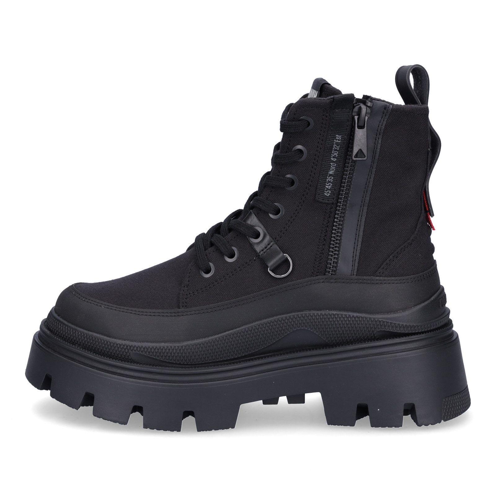 Palladium Palladium Damen Schnürboot Pallasquad Zip Tx schwarz Schnürboots günstig online kaufen