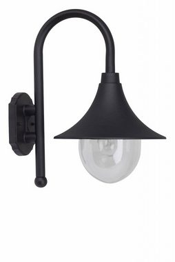 Brilliant LED Außen-Wandleuchte Berna, Lampe Berna Außenwandleuchte schwarz 1x A60, E27, 60W, geeignet für