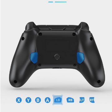 Tadow Gamepad,Bluetooth-Gamecontroller für SWITCH/Android/PC,Kabelloses Gamepad (Zwei Vibrationsmotoren)