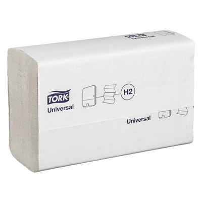TORK Papierhandtuch 4.740 Multifold-Handtücher Xpress® Universal 2-lagig - weiß, 2-lagig; Multifold-Falz; Nassfest
