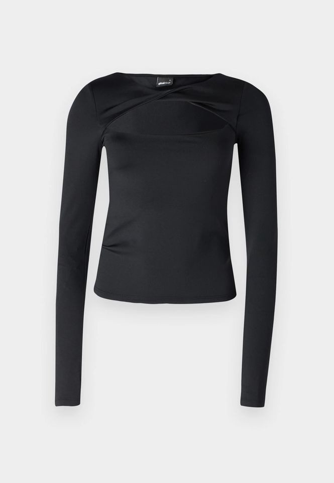 Gina Tricot Langarmshirt - Figurbetontes Shirt mit Extralangen Ärmeln
