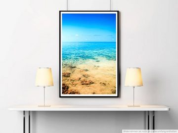 Sinus Art Poster Landschaftsfotografie 60x90cm Poster Tropischer Ozean Malediven