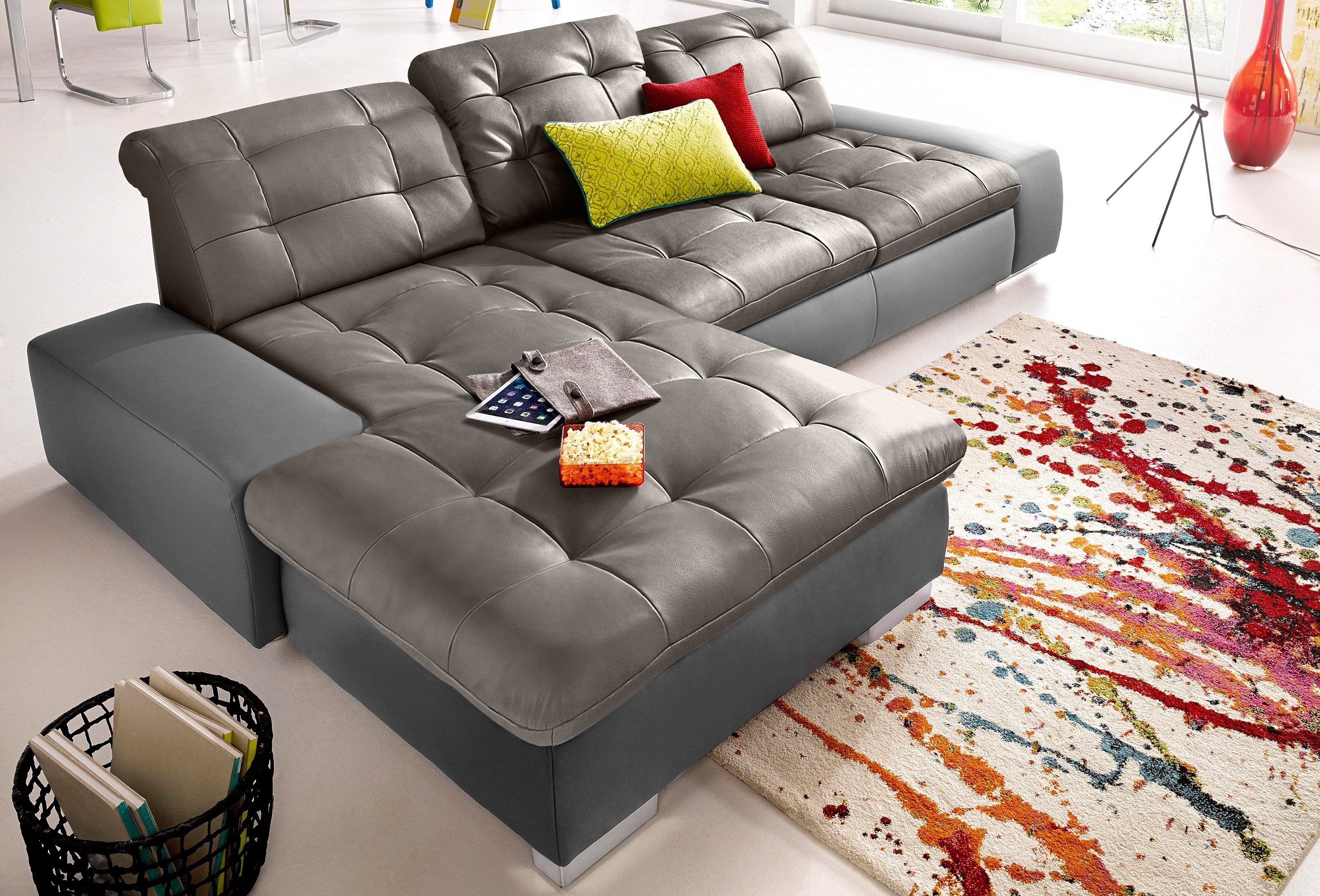DOMO collection Ecksofa "Star, zeitlose Formensprache, elegante Optik, L-Fo günstig online kaufen