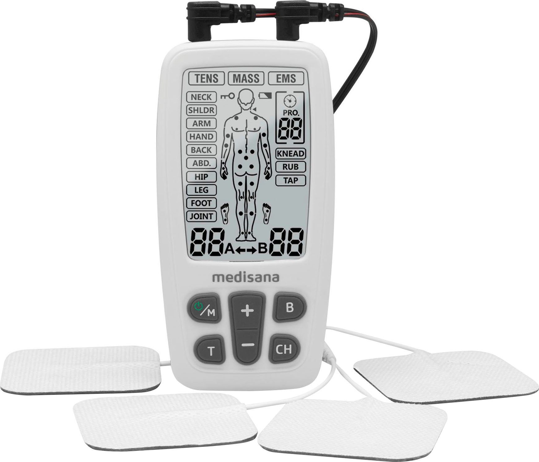 medisana TENS-EMS-Gerät TT 200 WEST, TENS, EMS,Massage, 22 Vorprogramme, 3 Massageprogramme