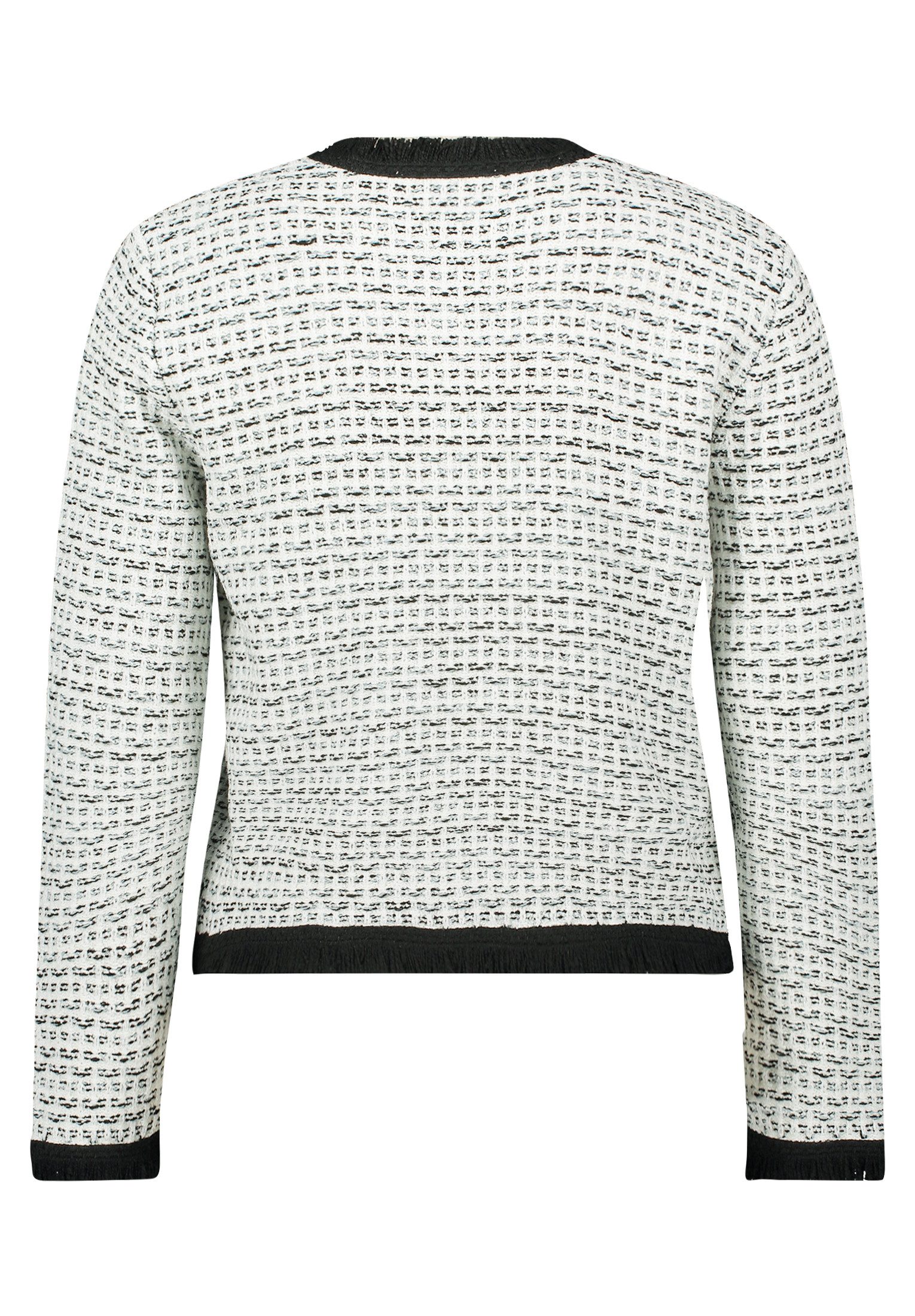 Betty&Co Strickjacke Damen mit Fransen (1-tlg)