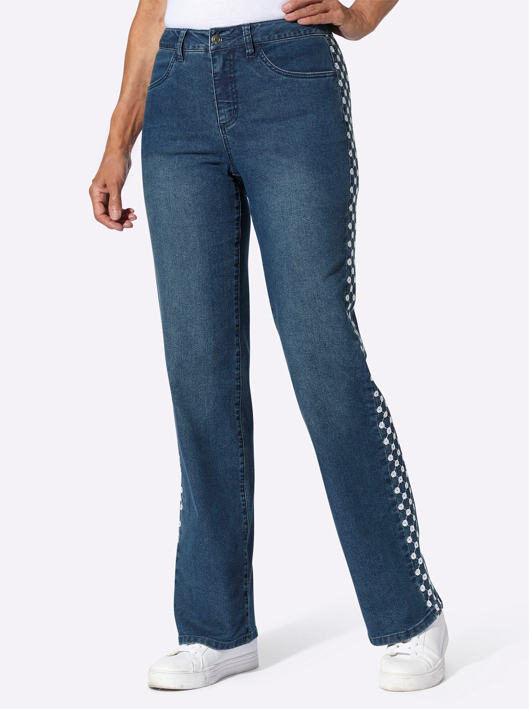 Sieh an! Bequeme Jeans Jeans komfortabel