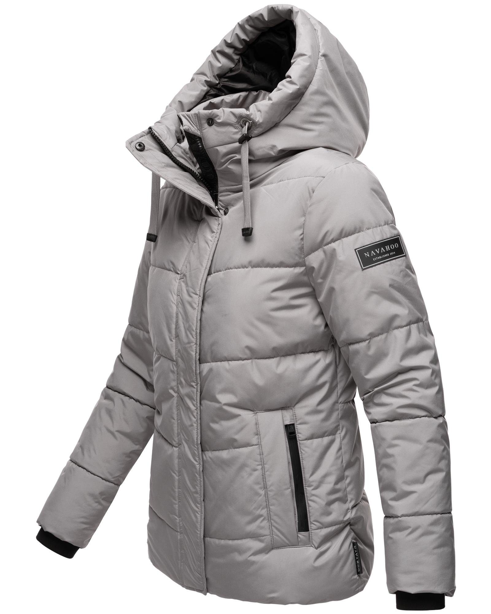Navahoo Steppjacke Sag ja XIV Warme gesteppte Winterjacke mit Kapuze