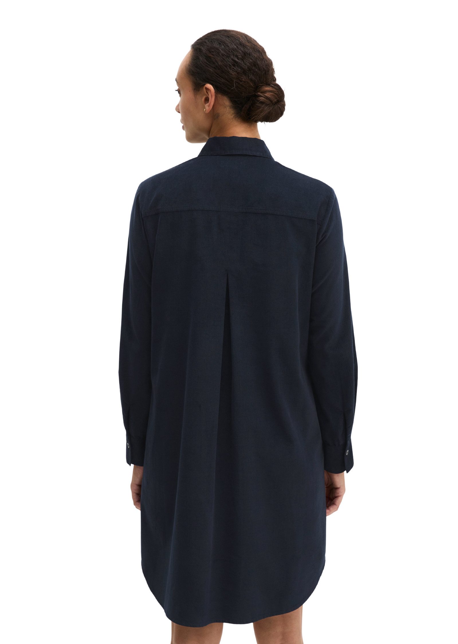 Marc O'Polo Hemdblusenkleid in samtiger Cord-Qualität – Bild 3 von 5