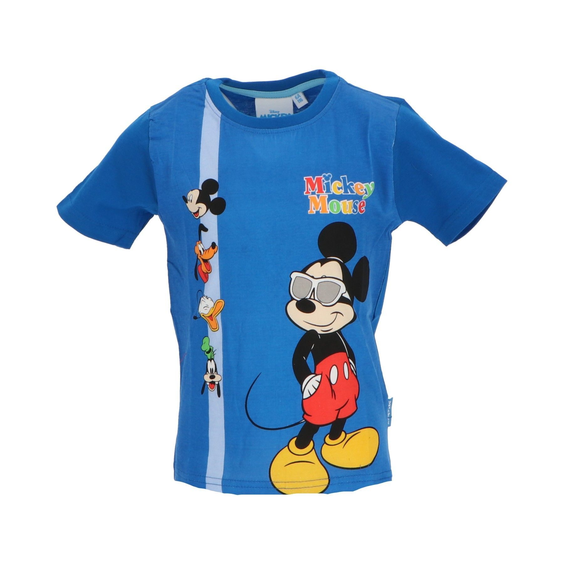 Disney Mickey Mouse T-Shirt Disney Mickey Mouse Kinder T-Shirt mit Aufdruck aus Baumwolle kurzarm