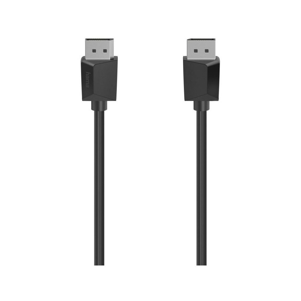 Hama DisplayPort-Kabel 0,75m schwarz für HD-Übertrag. Adapter
